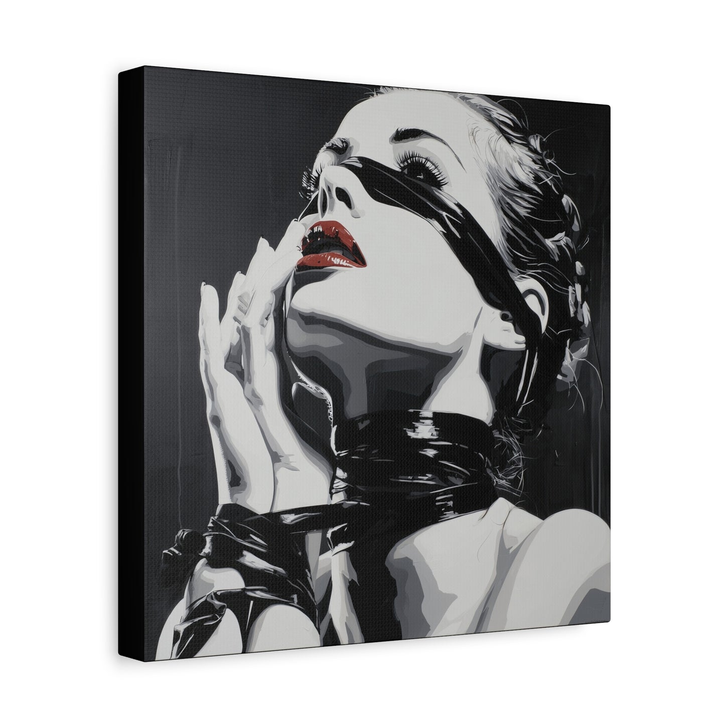 Gallery Wrapped Canvas, Ropes and Reverence Art Canvas, Erotic Shibari Art Canvas – Sable