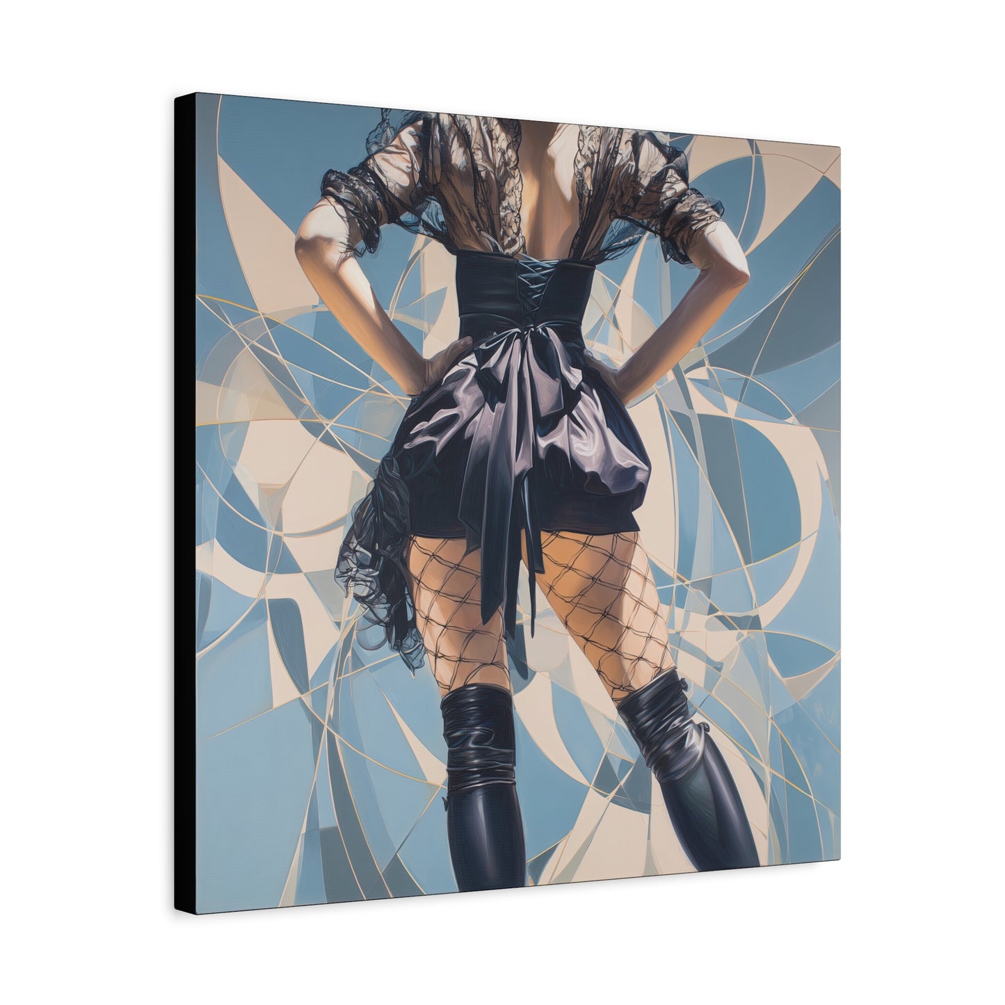 Gallery Wrapped Canvas, Tongue and Cheek Art Canvas, Naughty Girl Art Canvas – Dani