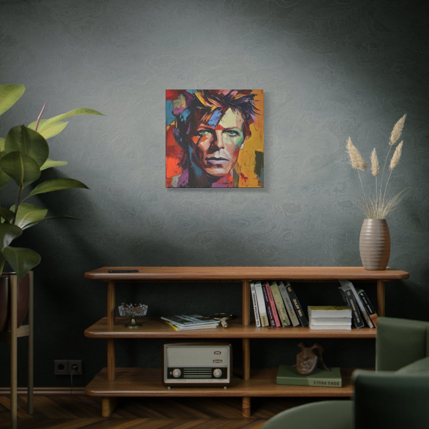 Gallery Wrapped Canvas, Celebrity Inspired, Pop Art Canvas – Bowie