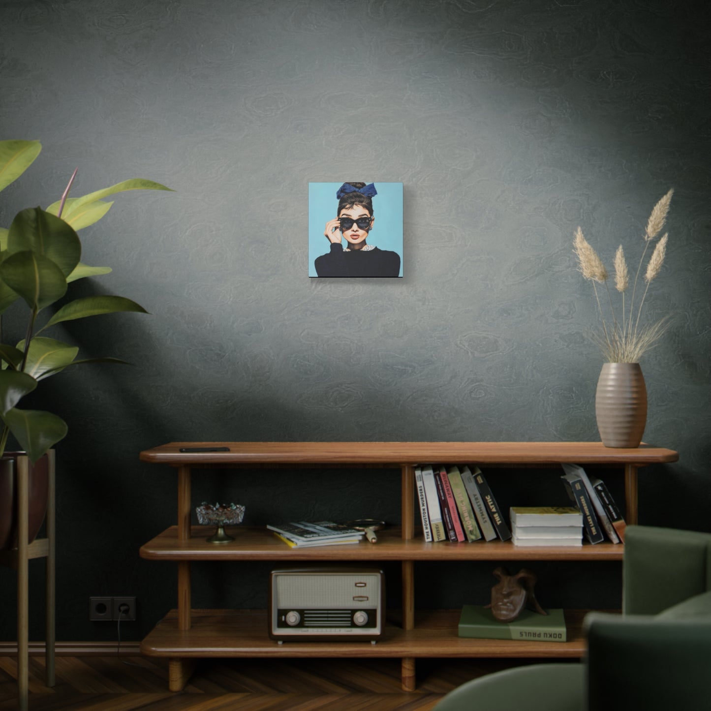Gallery Wrapped Canvas, The Diva Project Art Canvas, Pinup Art Canvas – Audrey Hepburn - THREE