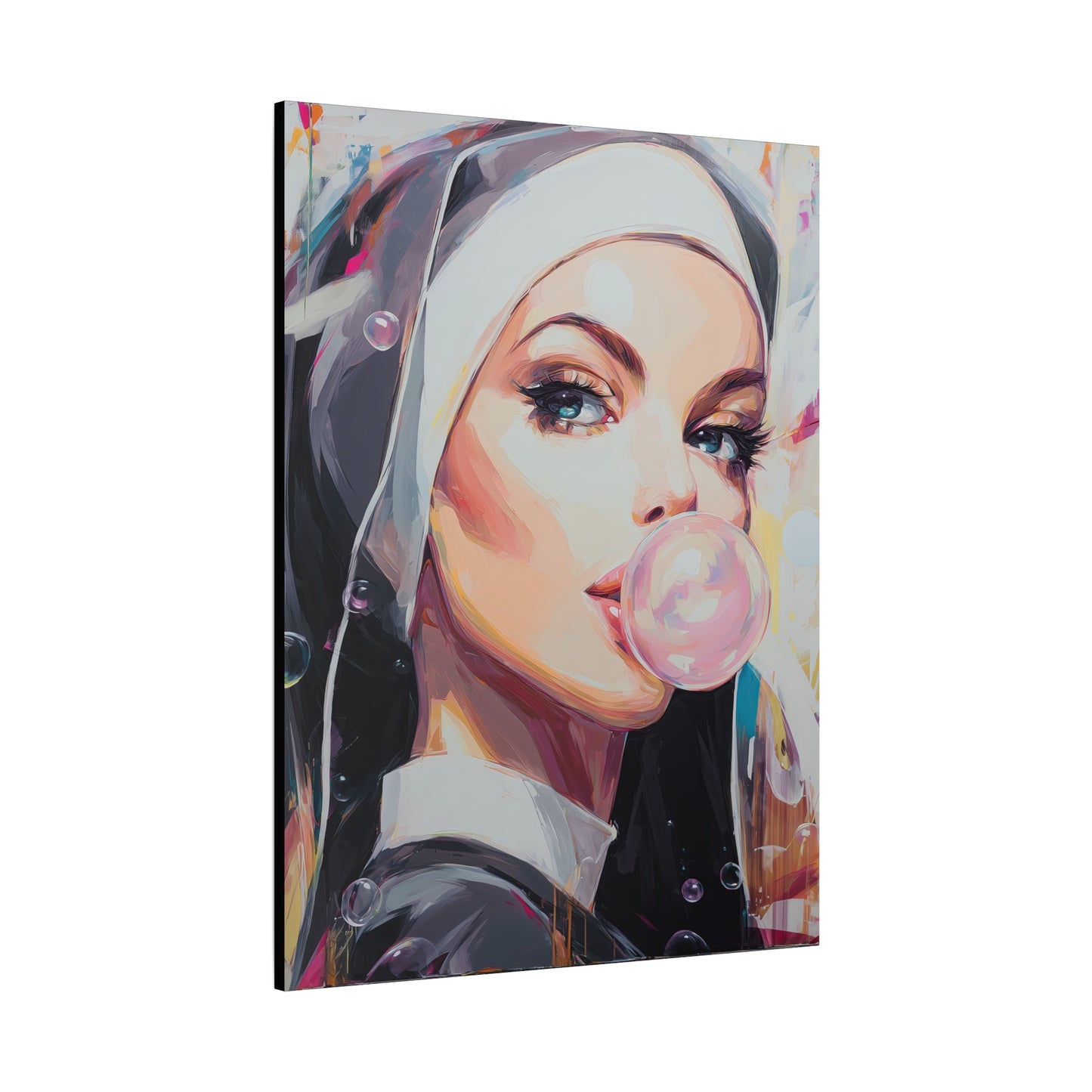 Gallery Wrapped Canvas, Habits and Heresy Art Canvas, Naughty Nuns Art Canvas – Sister Justina