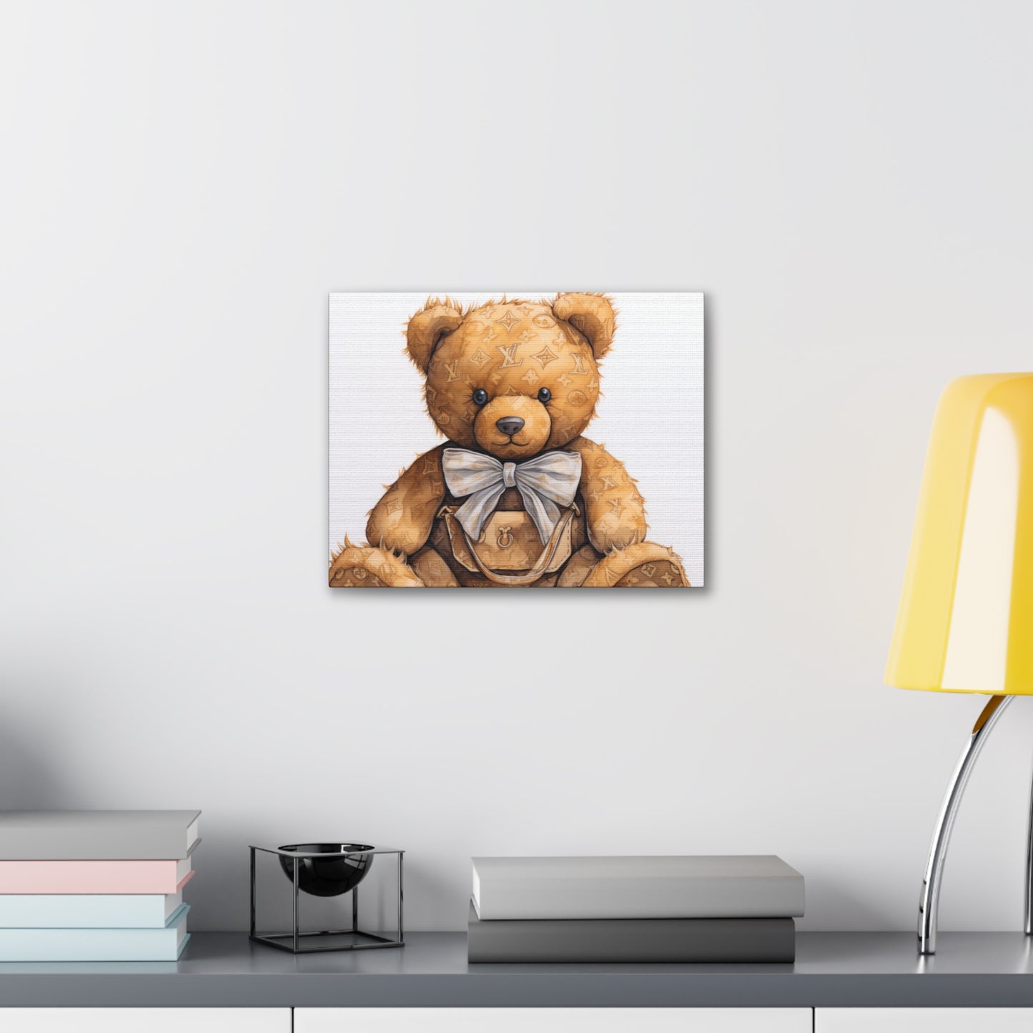 Canvas Gallery Wrap - LV Bear Wall Art - Ring