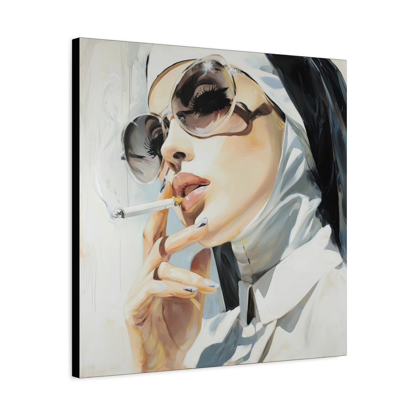 Gallery Wrapped Canvas, Habits and Heresy Art Canvas, Naughty Nuns Art Canvas – Sister Theodora