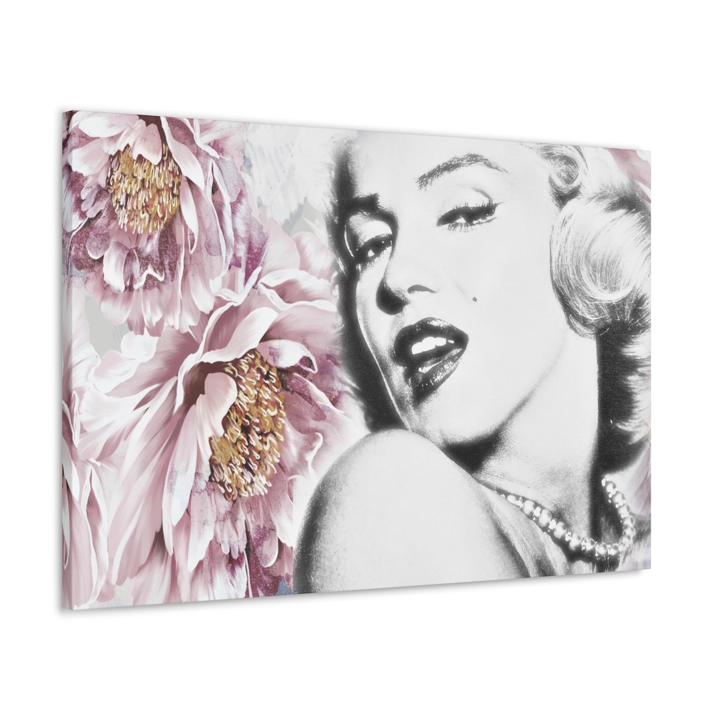 Canvas Wall Art, Gallery Wrapped Pop Art, Celebrity Wall Art – Marilyn Monroe - Bloom