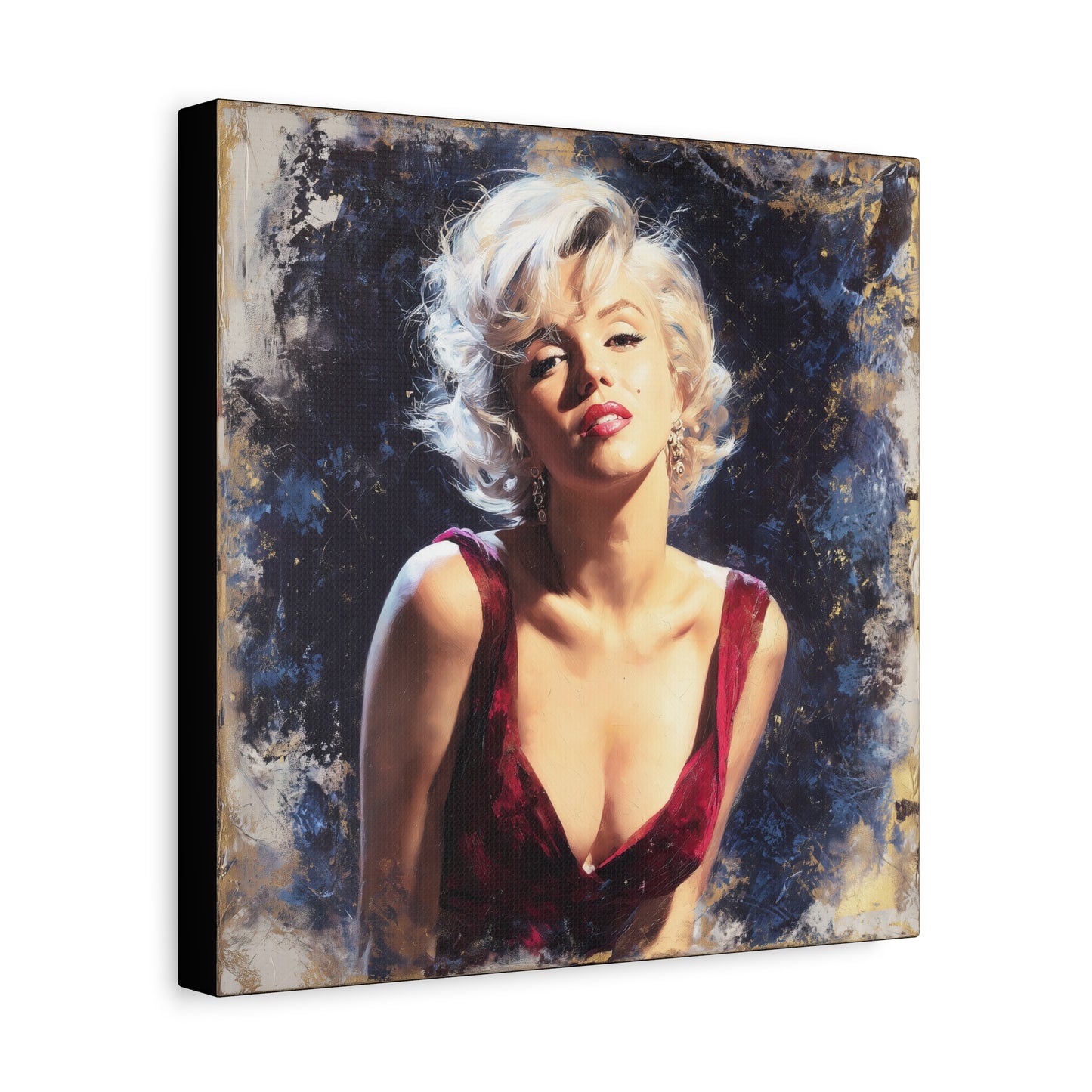 Gallery Wrapped Canvas, The Diva Project Art Canvas, Pinup Art Canvas – Marilyn Monroe - SEVEN