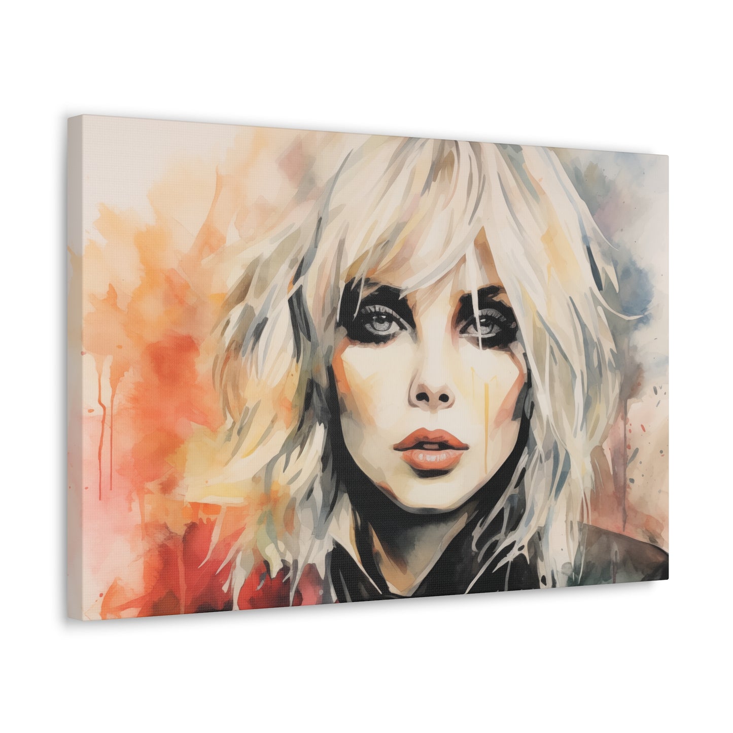 Gallery Wrapped Canvas, Celebrity Inspired, Pop Art Canvas – Debbie