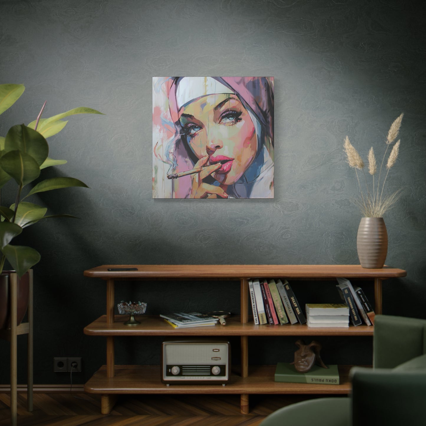 Gallery Wrapped Canvas, Habits and Heresy Art Canvas, Naughty Nuns Art Canvas – Sister Ophelia