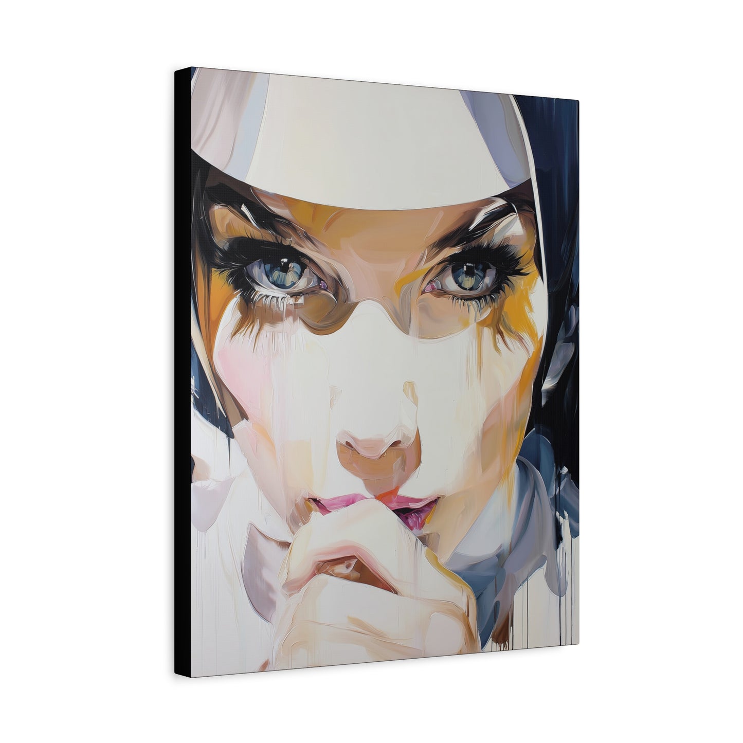 Gallery Wrapped Canvas, Habits and Heresy Art Canvas, Naughty Nuns Art Canvas – Sister Amara