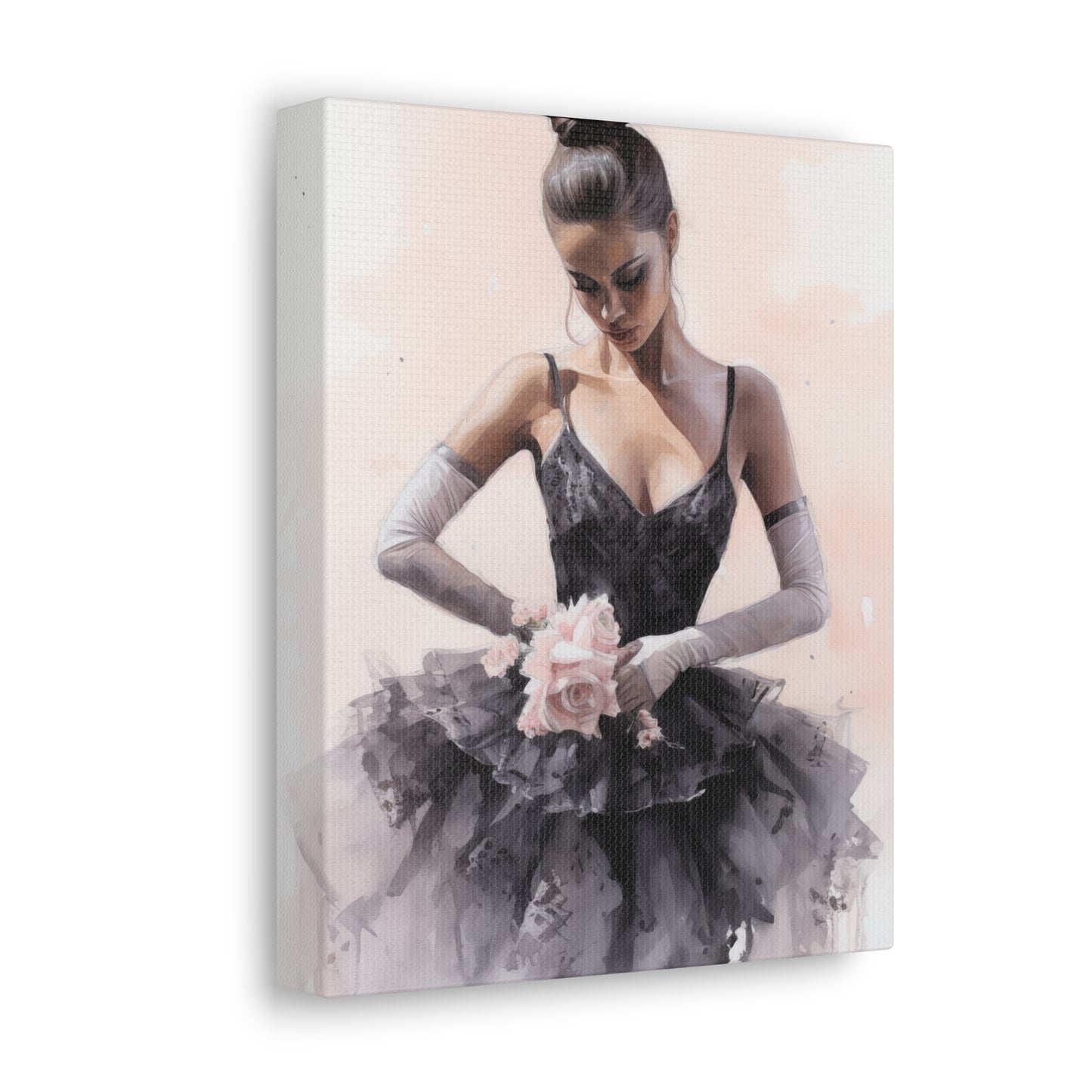 Gallery Wrapped Canvas, Ballerina Beauty, Ballet Art Canvas – Sonja