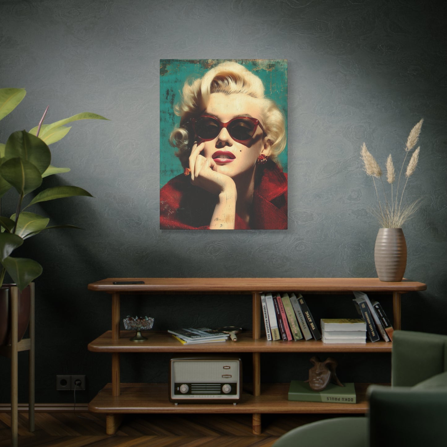 Gallery Wrapped Canvas, The Diva Project Art Canvas, Pinup Art Canvas – Marilyn Monroe - NINE