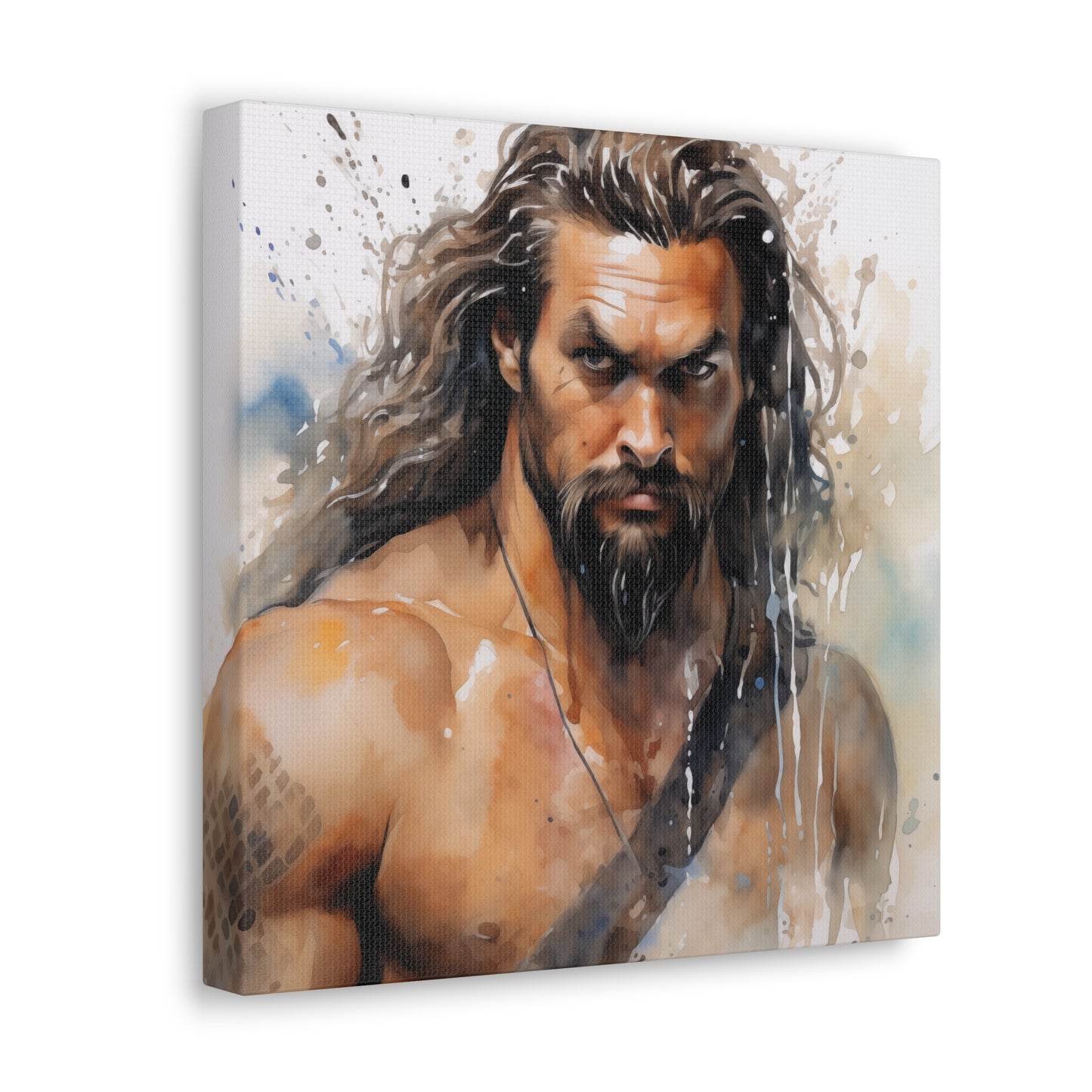 Gallery Wrapped Canvas, Celebrity Inspired, Pop Art Canvas – Jason