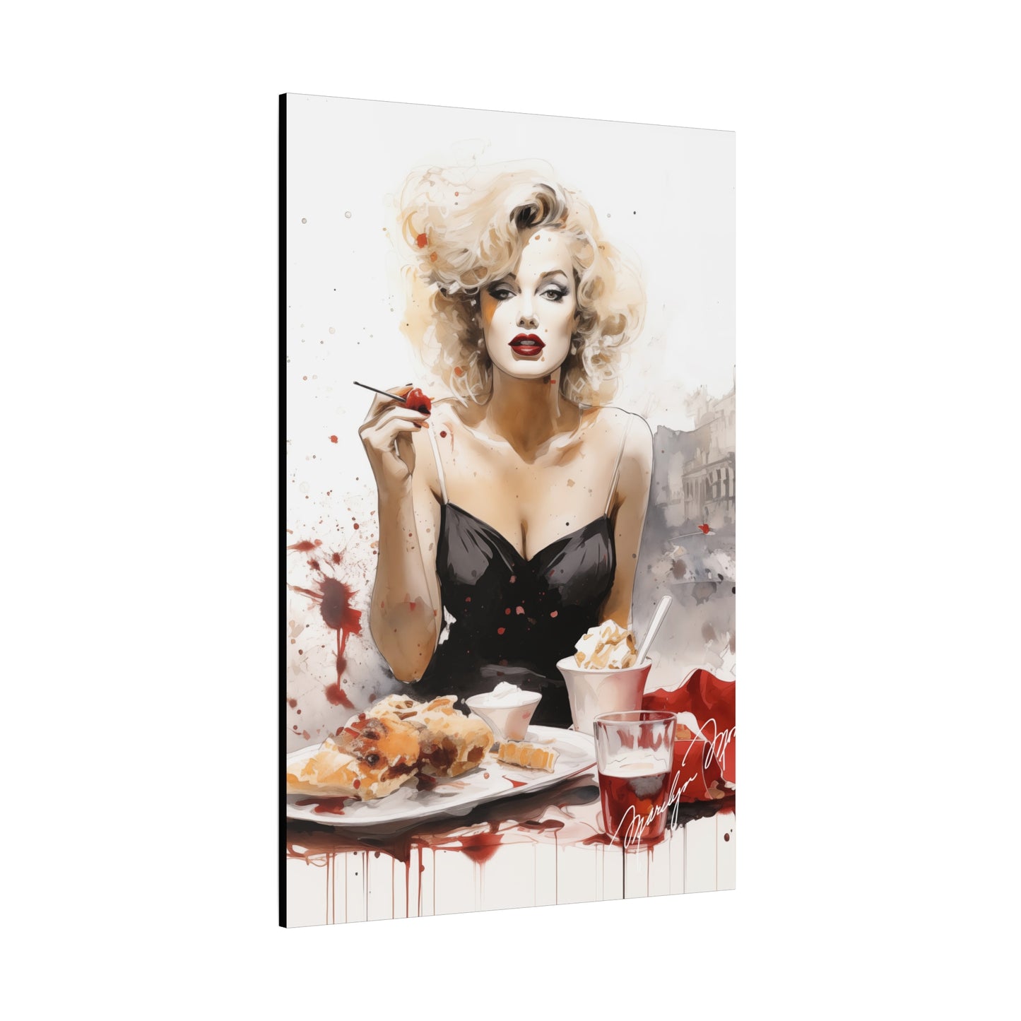 Canvas Wall Art, Gallery Wrapped Pop Art, Celebrity Wall Art – Marilyn Monroe - Cafe