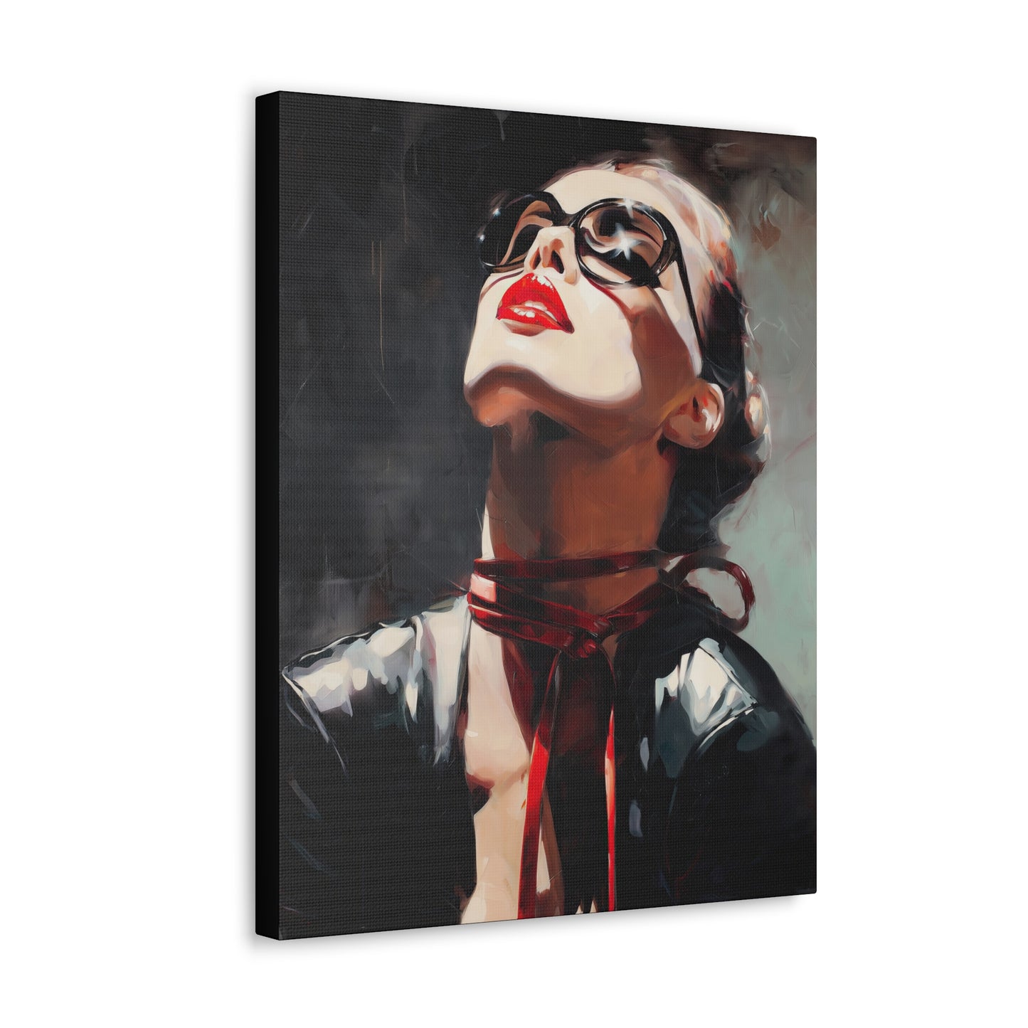 Gallery Wrapped Canvas, Ropes and Reverence Art Canvas, Erotic Shibari Art Canvas – Scarlett