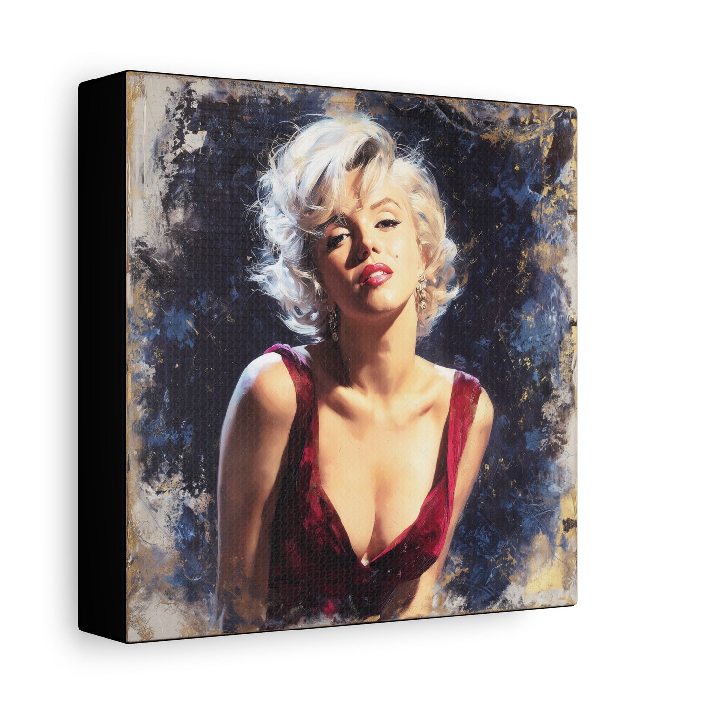 Gallery Wrapped Canvas, The Diva Project Art Canvas, Pinup Art Canvas – Marilyn Monroe - SEVEN