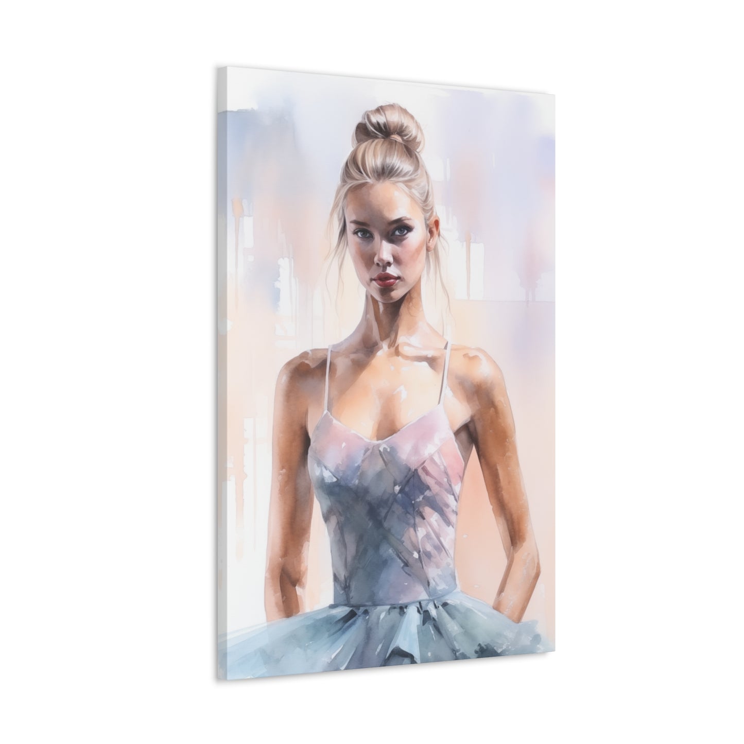 Gallery Wrapped Canvas, Ballerina Beauty, Ballet Art Canvas – Samantha