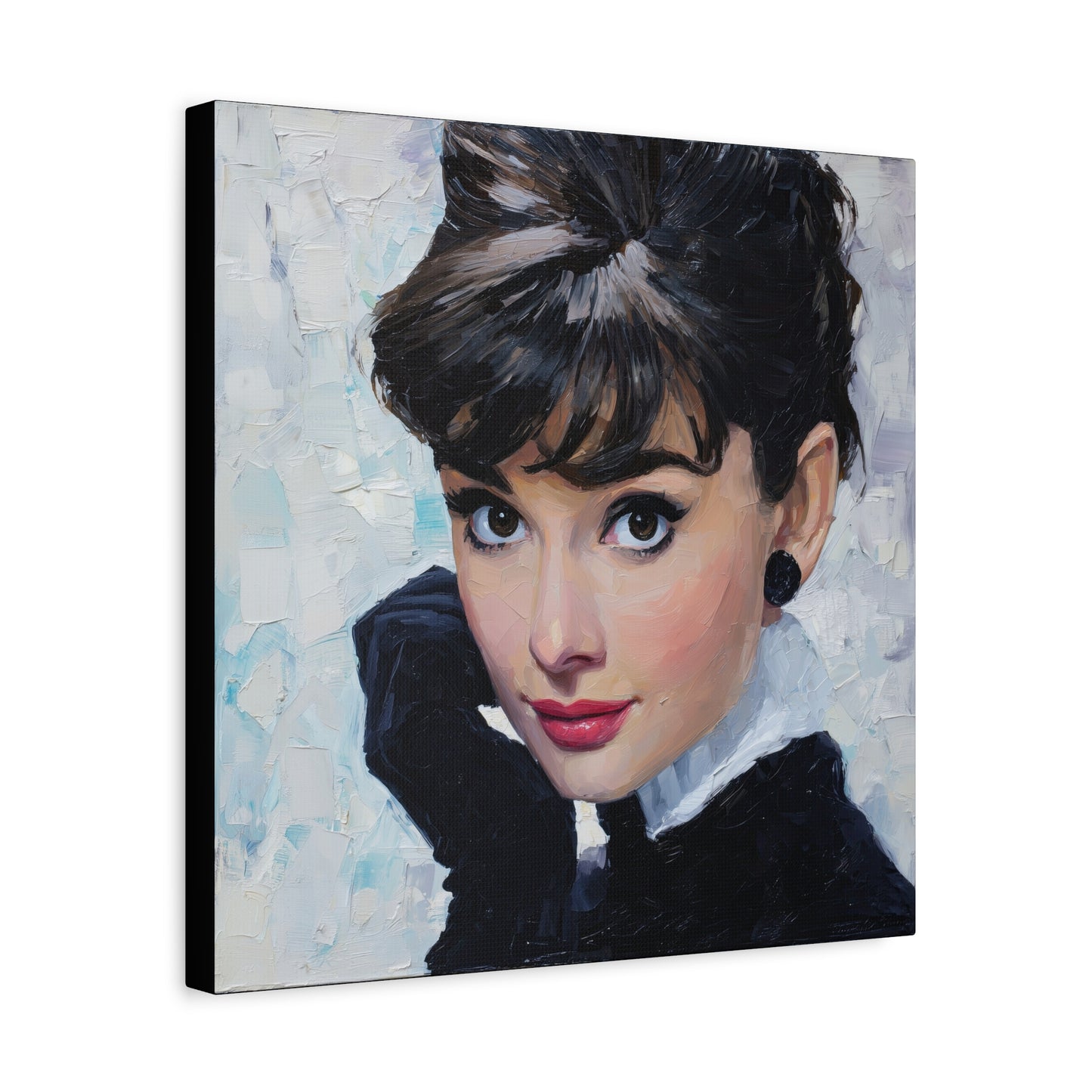 Gallery Wrapped Canvas, The Diva Project Art Canvas, Pinup Art Canvas – Audrey Hepburn - SEVEN