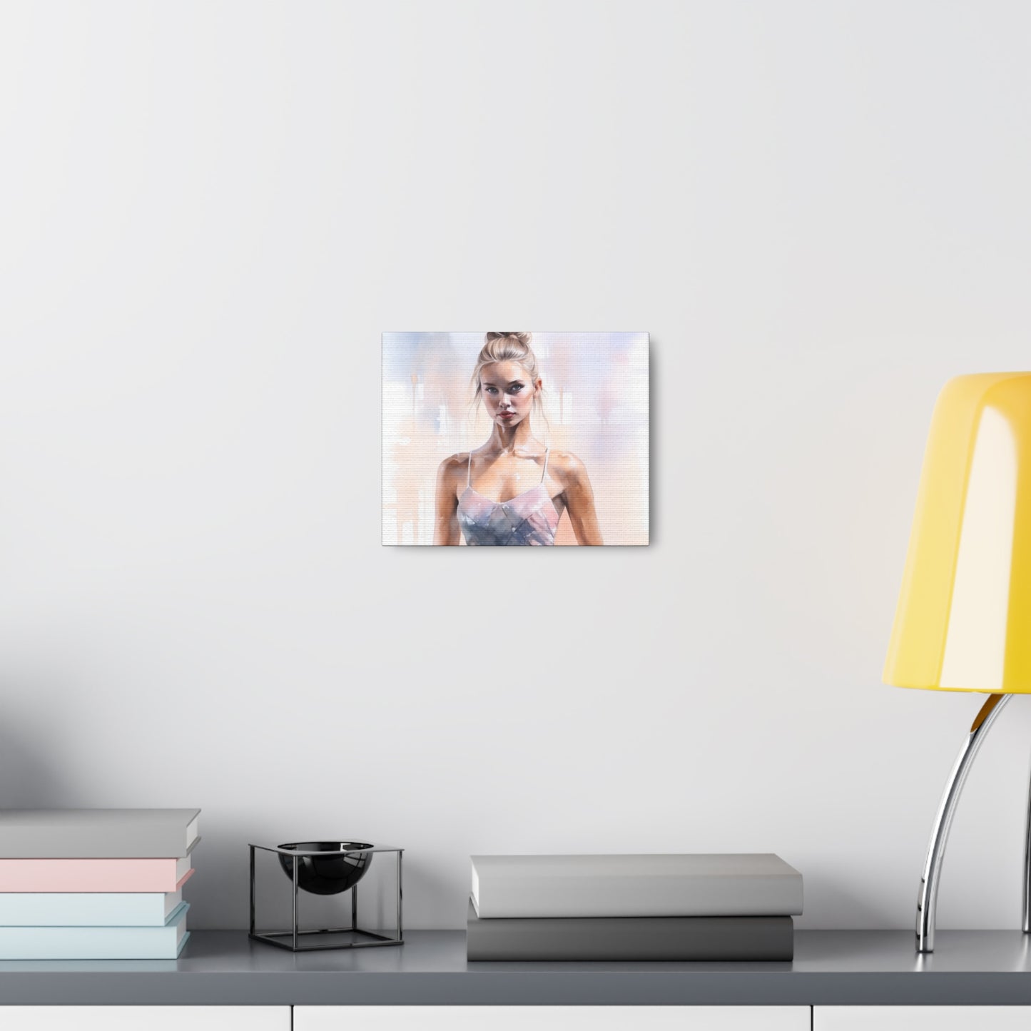 Gallery Wrapped Canvas, Ballerina Beauty, Ballet Art Canvas – Samantha