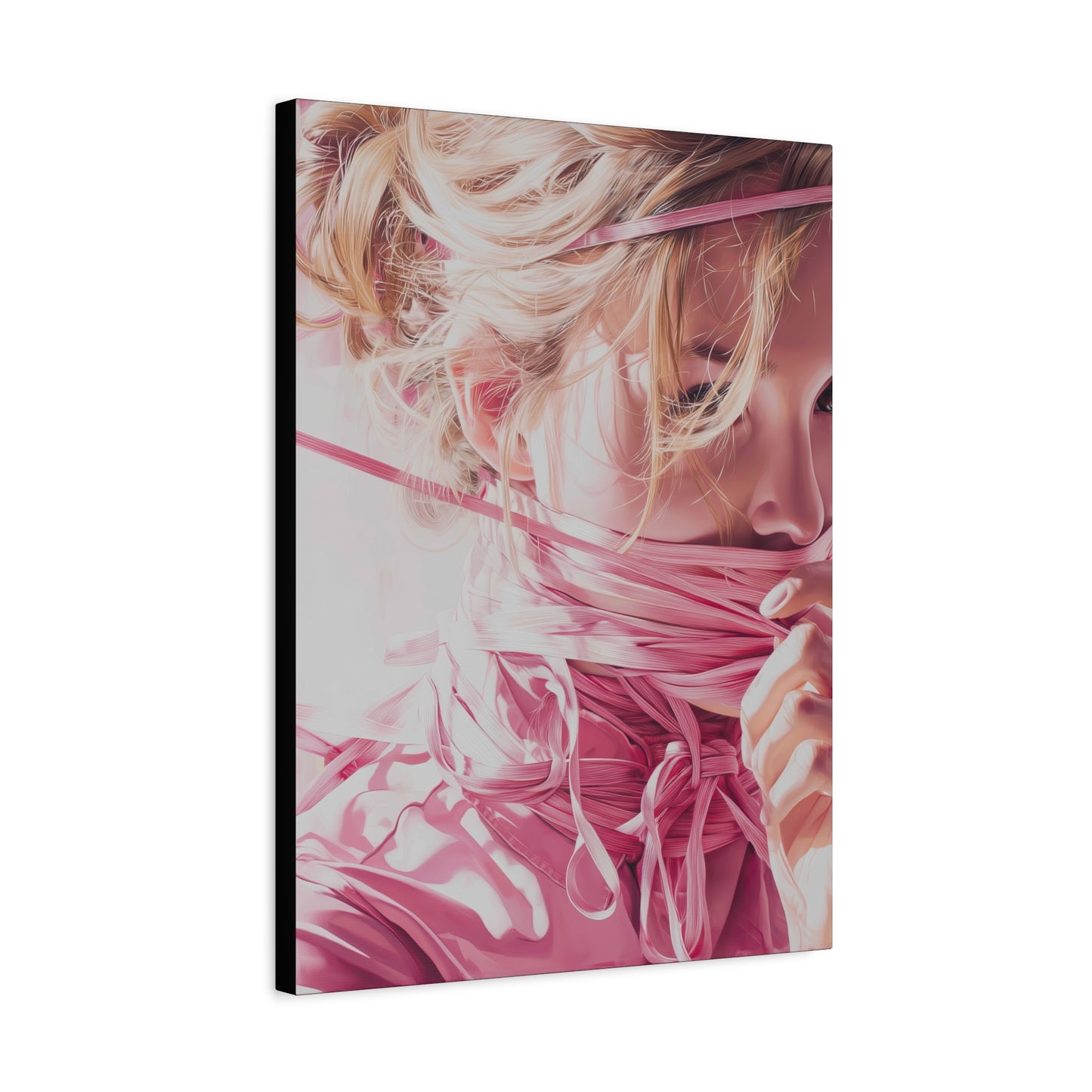 Gallery Wrapped Canvas, Ropes and Reverence Art Canvas, Erotic Shibari Art Canvas – Lilith