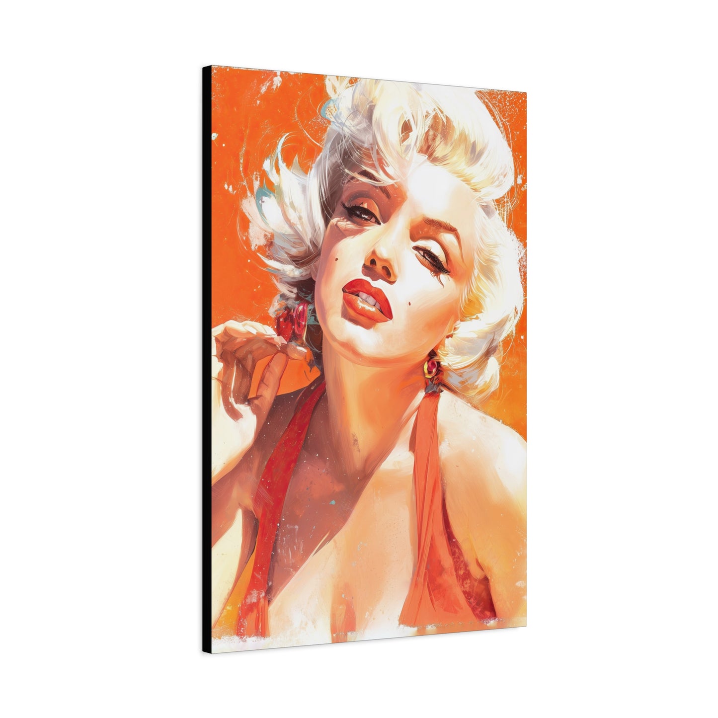 Gallery Wrapped Canvas, The Diva Project Art Canvas, Pinup Art Canvas – Marilyn Monroe - THREE