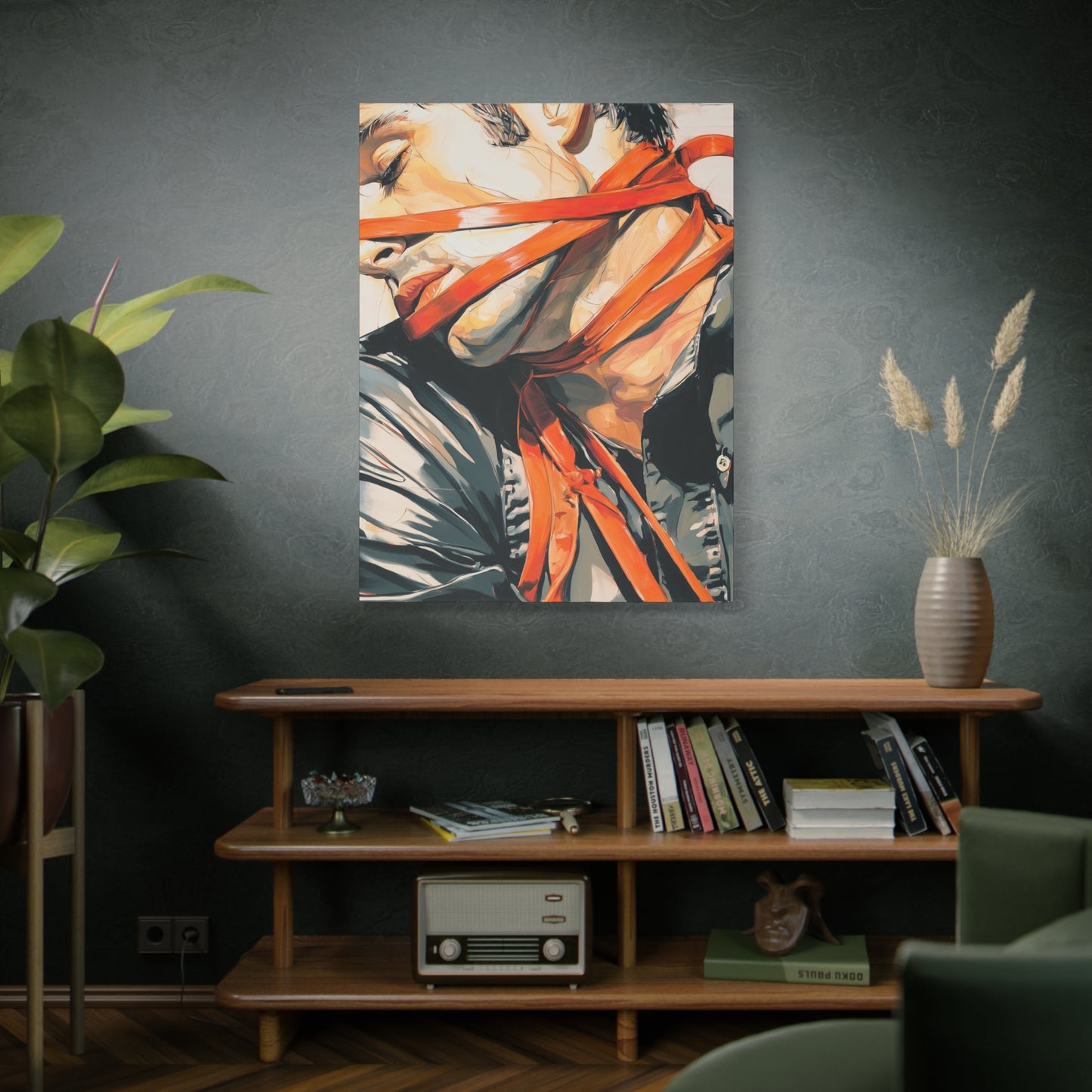 Gallery Wrapped Canvas, Ropes and Reverence Art Canvas, Erotic Shibari Art Canvas – Ryu