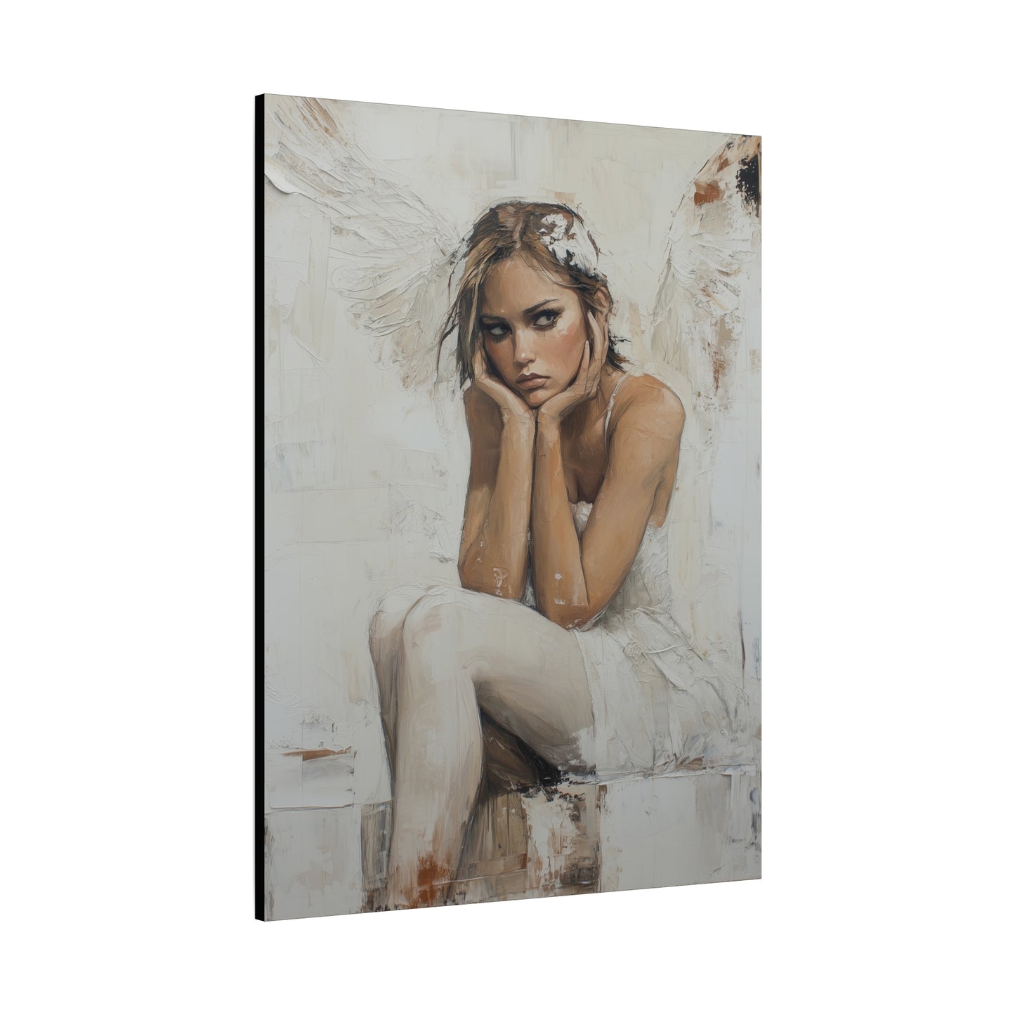 Gallery Wrapped Canvas, Sinners and Saints Art Canvas, Angel Art Canvas – Amber