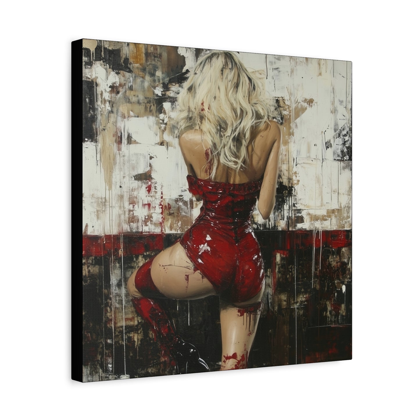 Gallery Wrapped Canvas, Sinners and Saints Art Canvas, Erotic Art Canvas – Veronica