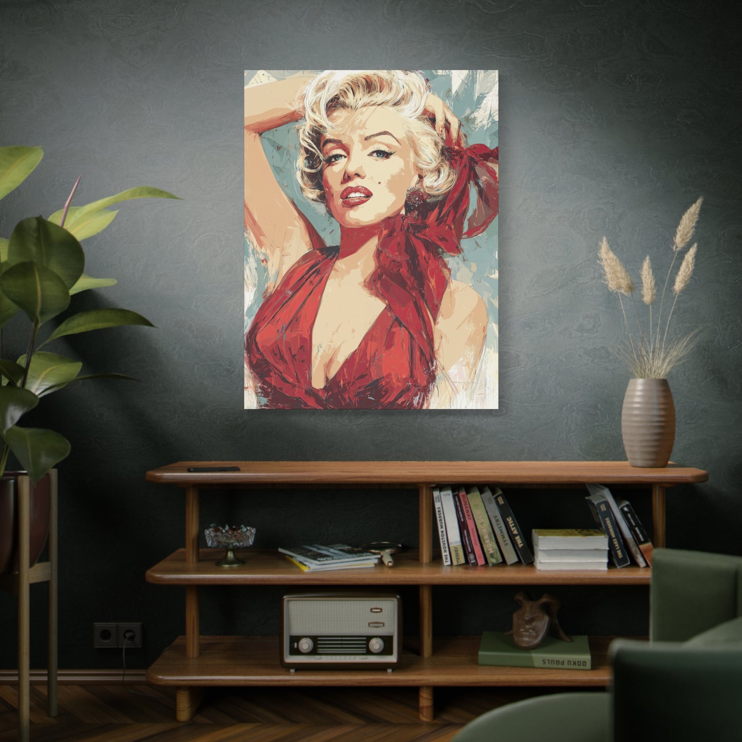 Gallery Wrapped Canvas, The Diva Project Art Canvas, Pinup Art Canvas – Marilyn Monroe - ONE