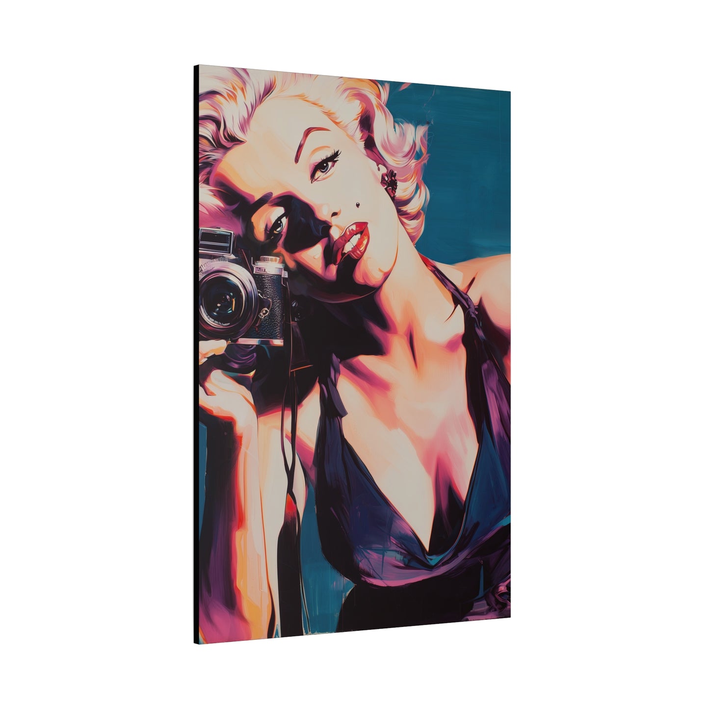 Gallery Wrapped Canvas, The Diva Project Art Canvas, Pinup Art Canvas – Marilyn Monroe - TEN