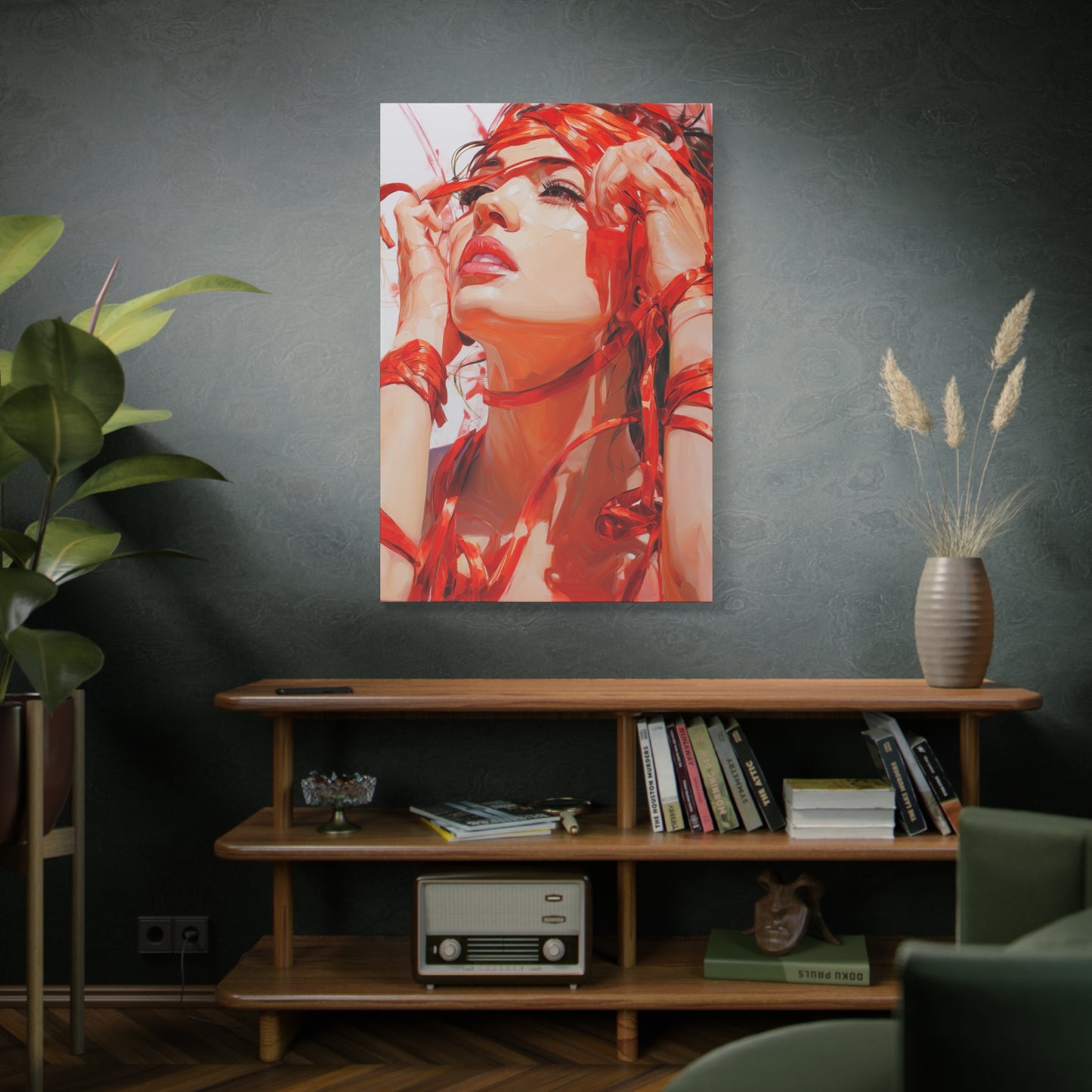 Gallery Wrapped Canvas, Ropes and Reverence Art Canvas, Erotic Shibari Art Canvas – Isolde
