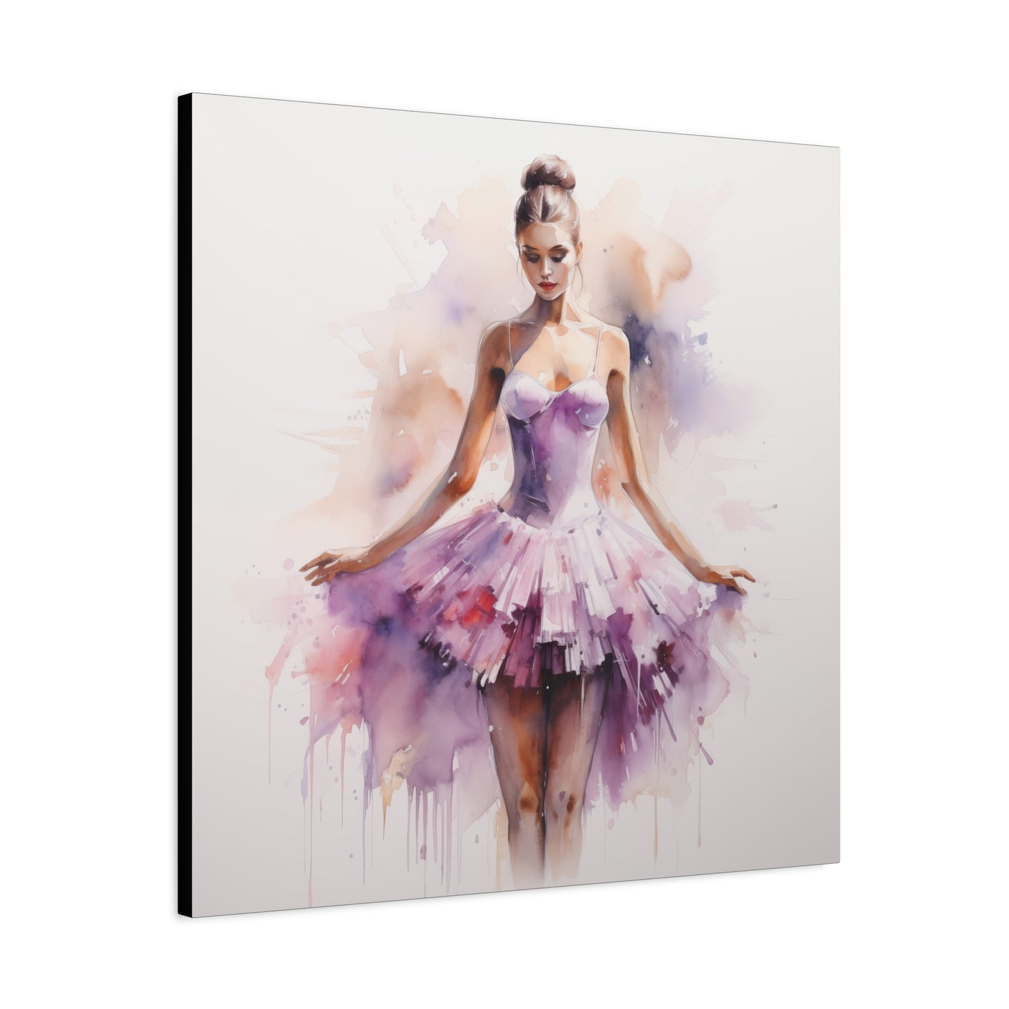 Pointes and Platforms, Gallery Wrapped Canvas, Ballerina Beauty, Ballet Art Canvas – Joanna