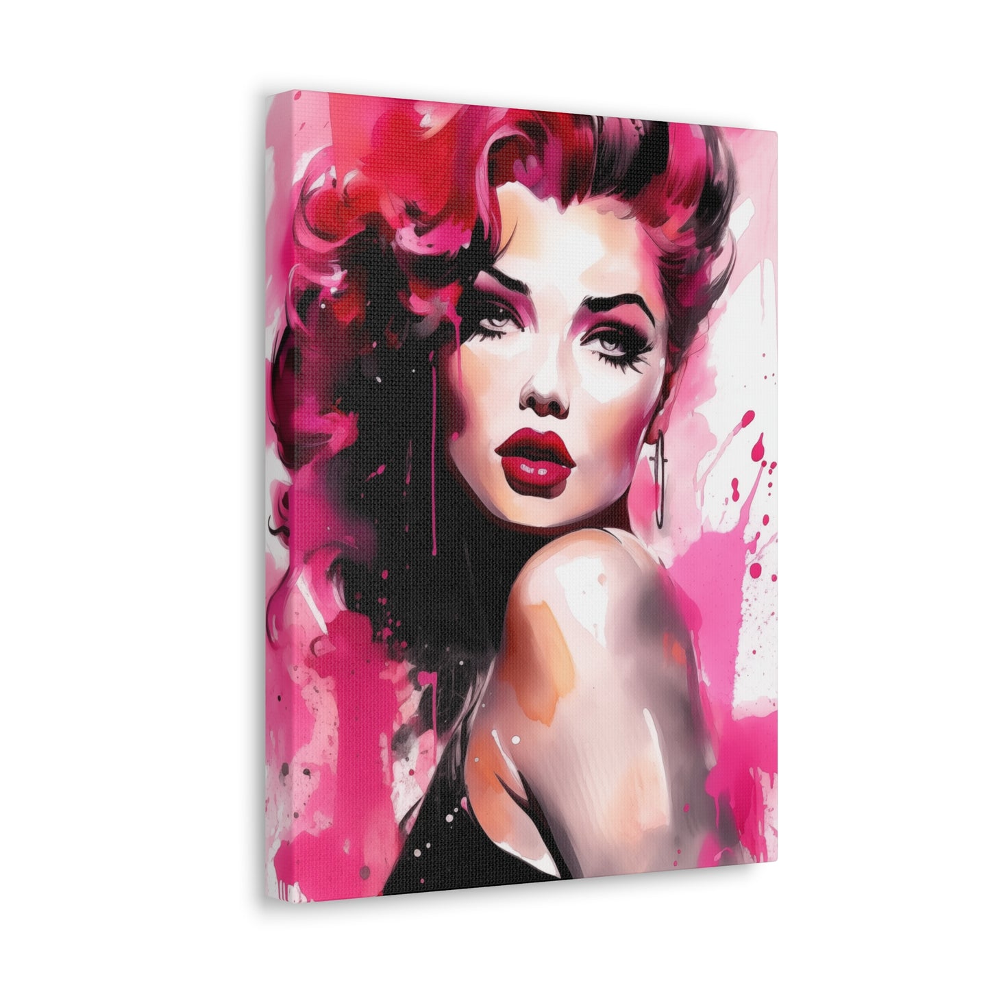 Canvas Wall Art, Gallery Wrapped Pop Art, Diva Wall Art – Thalia