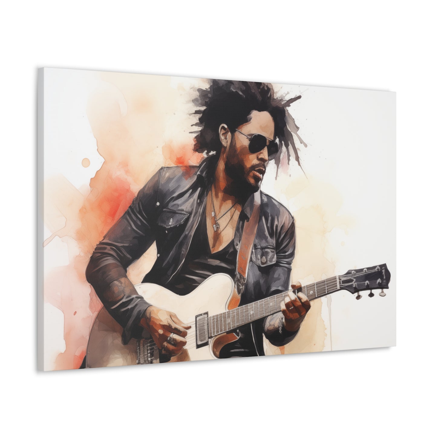 Gallery Wrapped Canvas, Celebrity Inspired, Pop Art Canvas – Lenny Also