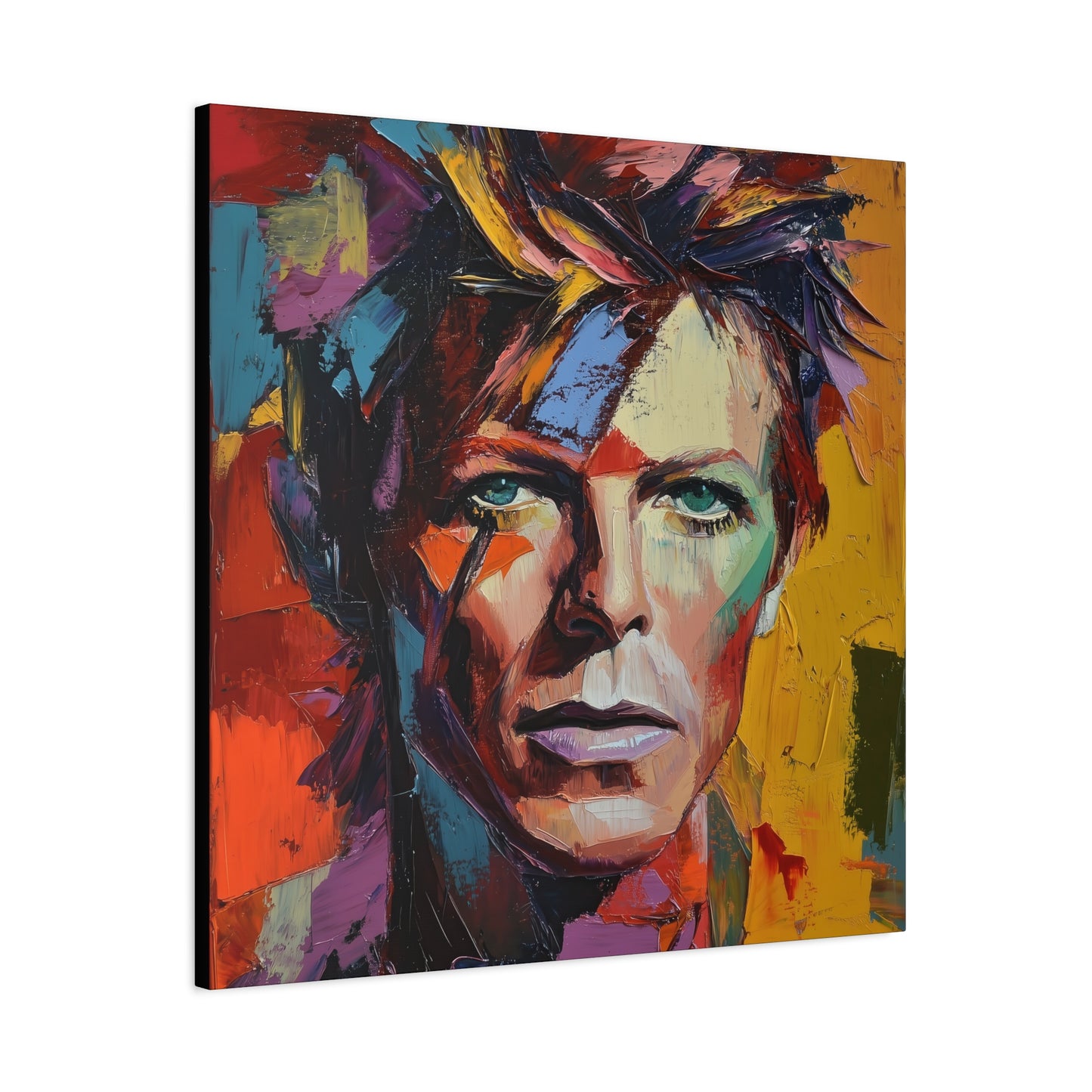 Gallery Wrapped Canvas, Celebrity Inspired, Pop Art Canvas – Bowie