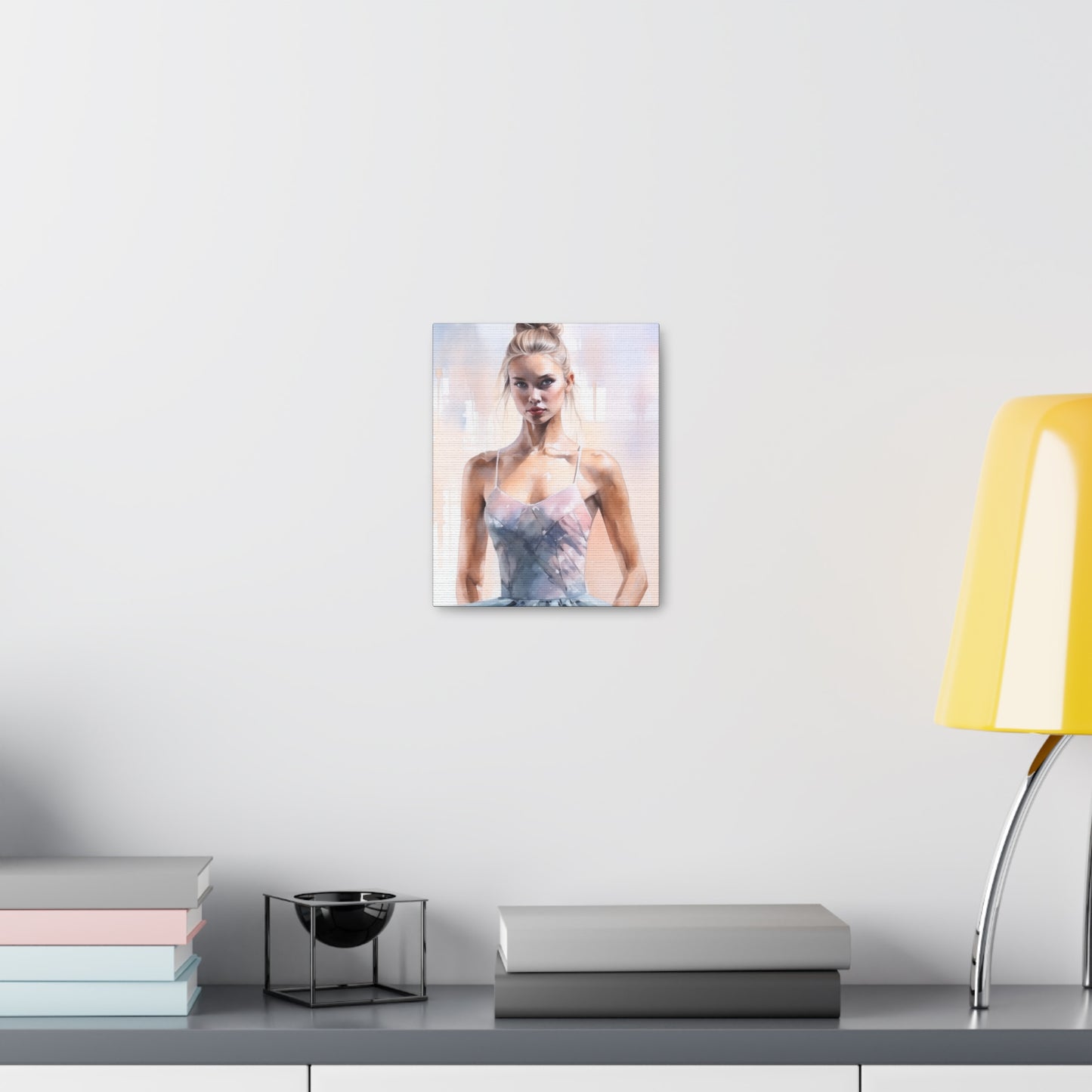 Gallery Wrapped Canvas, Ballerina Beauty, Ballet Art Canvas – Samantha