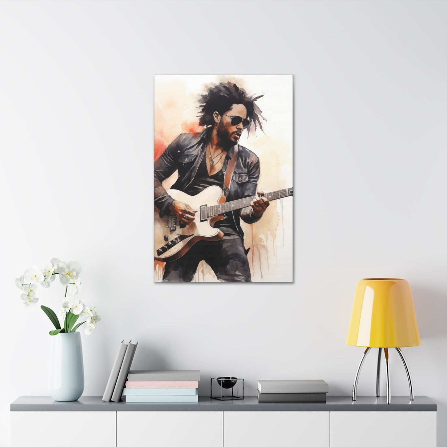 Gallery Wrapped Canvas, Celebrity Inspired, Pop Art Canvas – Lenny Also