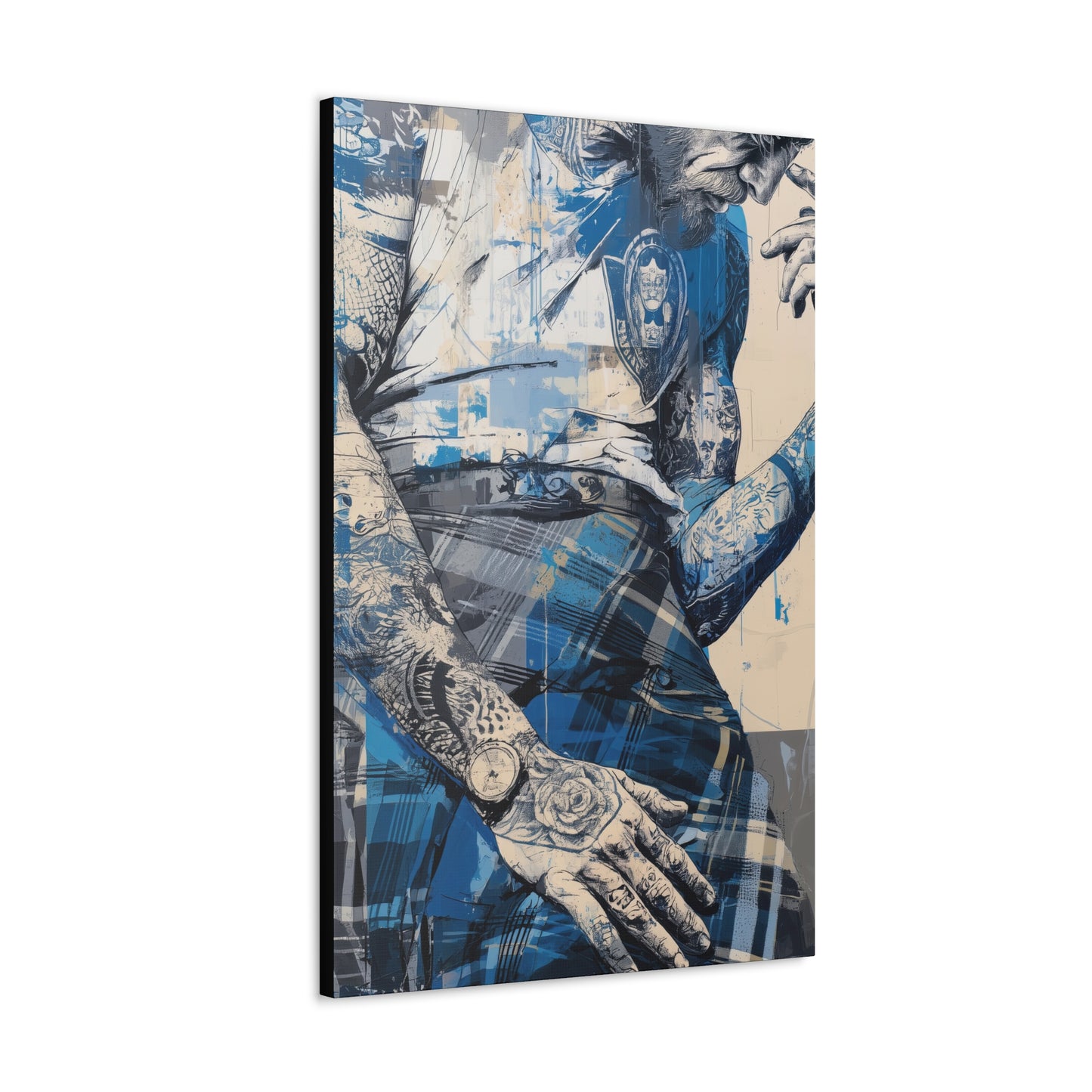Gallery Wrapped Canvas, Kilts and Carnage Art Canvas, Erotic Pinup Art Canvas – Connor