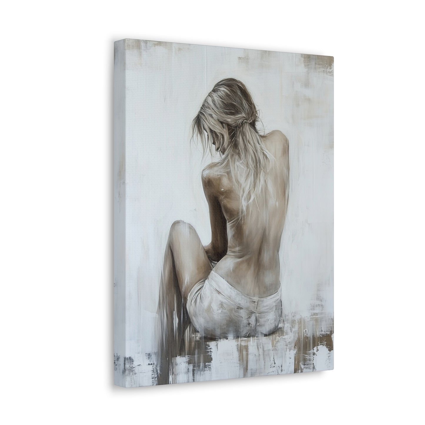 Gallery Wrapped Canvas, Sinners and Saints Art Canvas, Erotic Pinup Art Canvas – Katherine