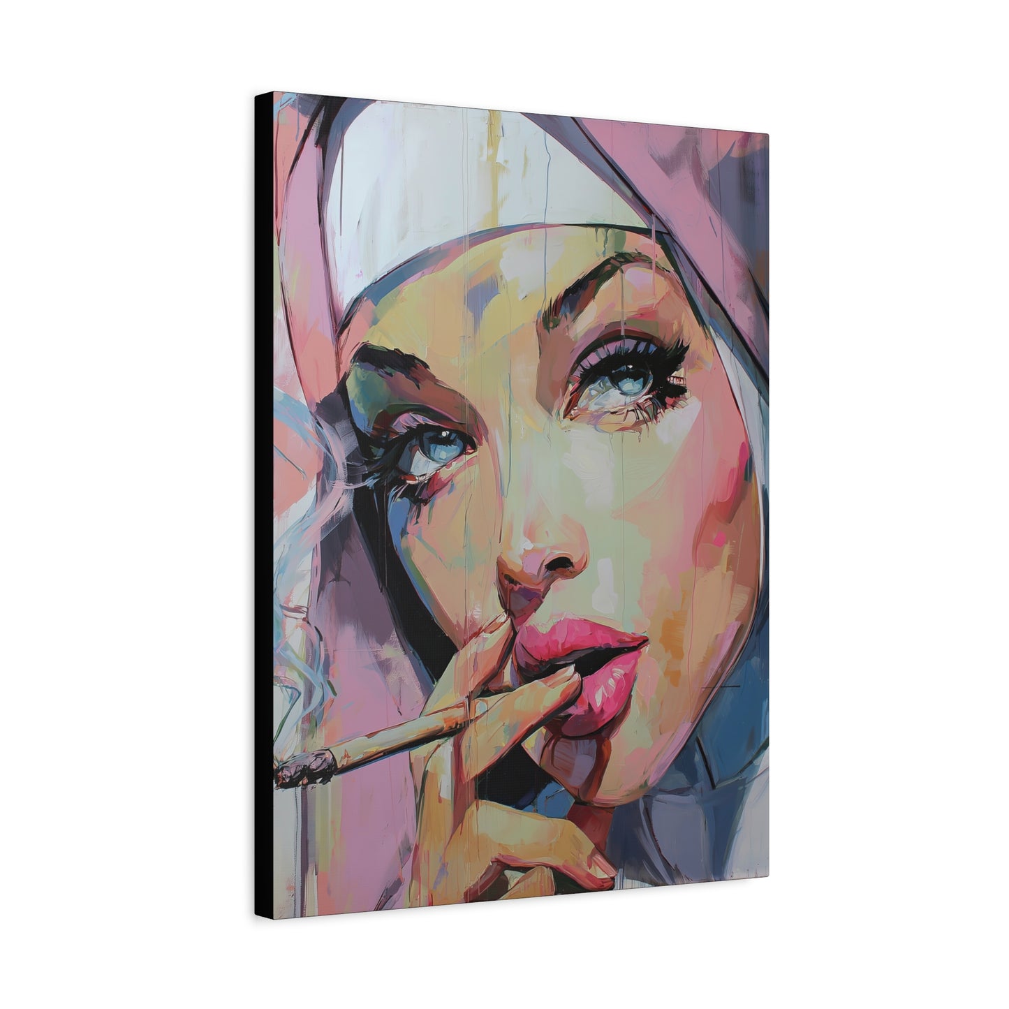 Gallery Wrapped Canvas, Habits and Heresy Art Canvas, Naughty Nuns Art Canvas – Sister Ophelia