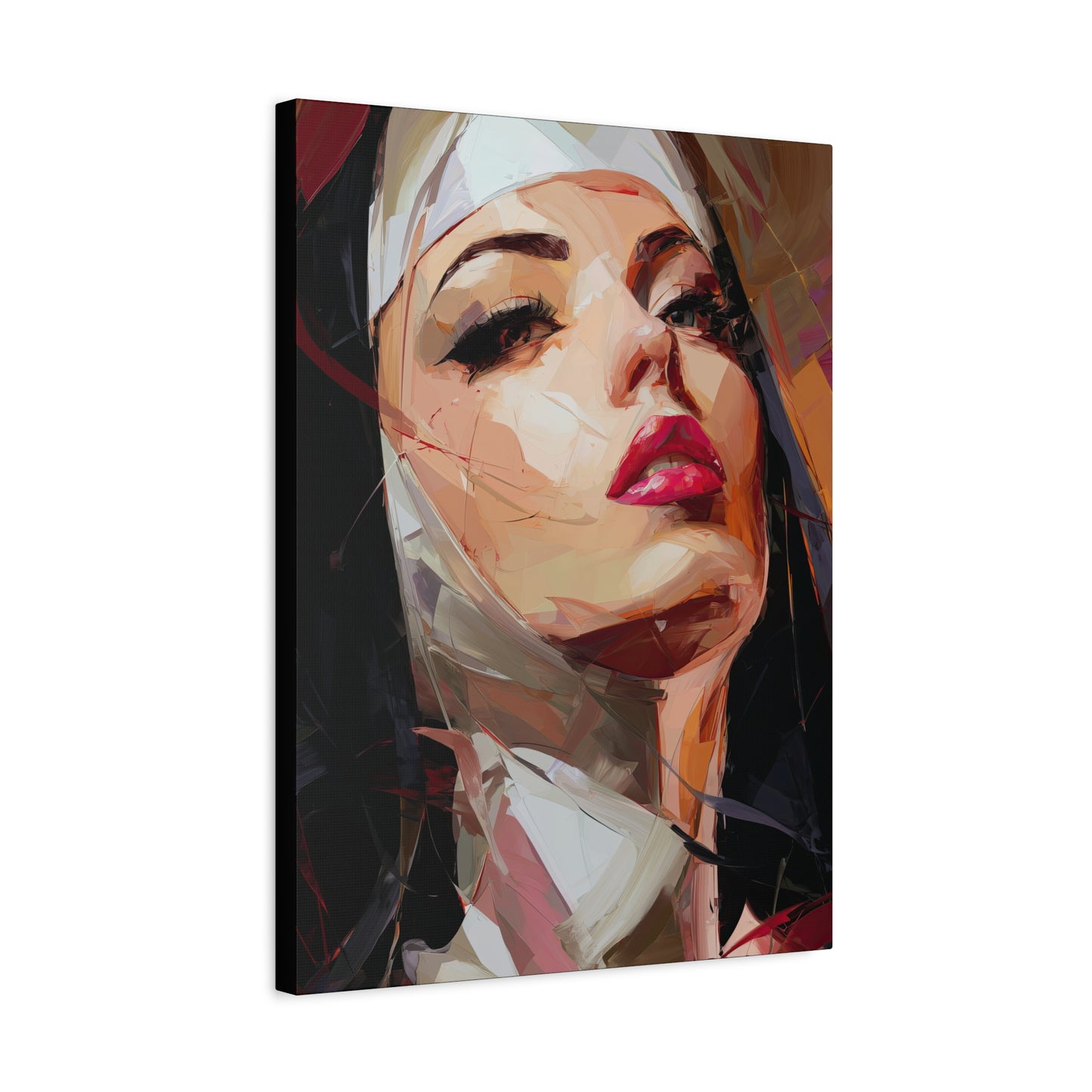 Gallery Wrapped Canvas, Habits and Heresy Art Canvas, Naughty Nuns Art Canvas – Sister Veritas