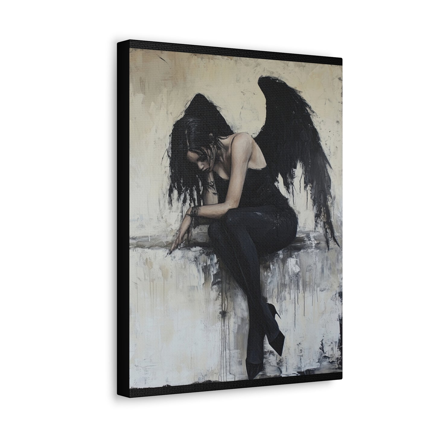 Gallery Wrapped Canvas, Sinners and Saints Art Canvas, Erotic Pinup Art Canvas – Helena