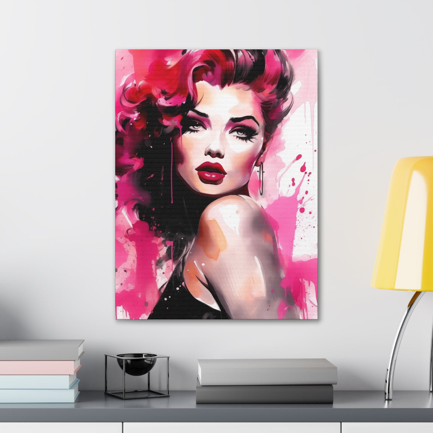 Canvas Wall Art, Gallery Wrapped Pop Art, Diva Wall Art – Thalia