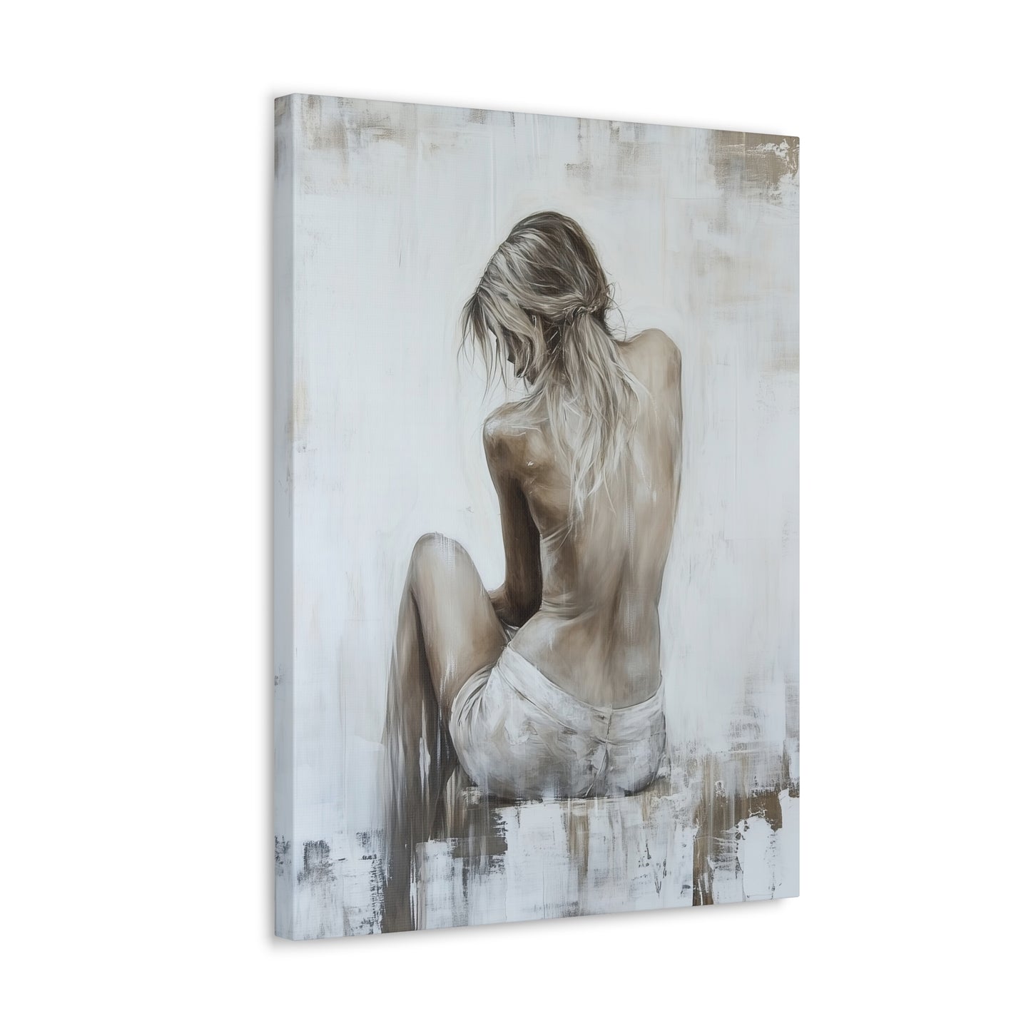 Gallery Wrapped Canvas, Sinners and Saints Art Canvas, Erotic Pinup Art Canvas – Katherine
