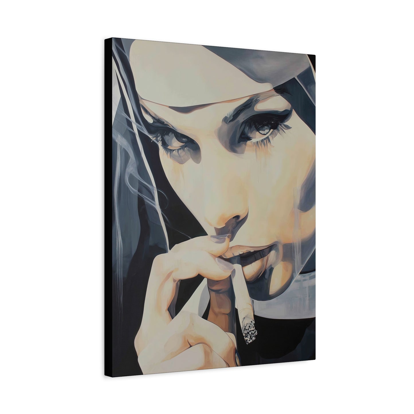 Gallery Wrapped Canvas, Habits and Heresy Art Canvas, Naughty Nuns Art Canvas – Sister Mercy