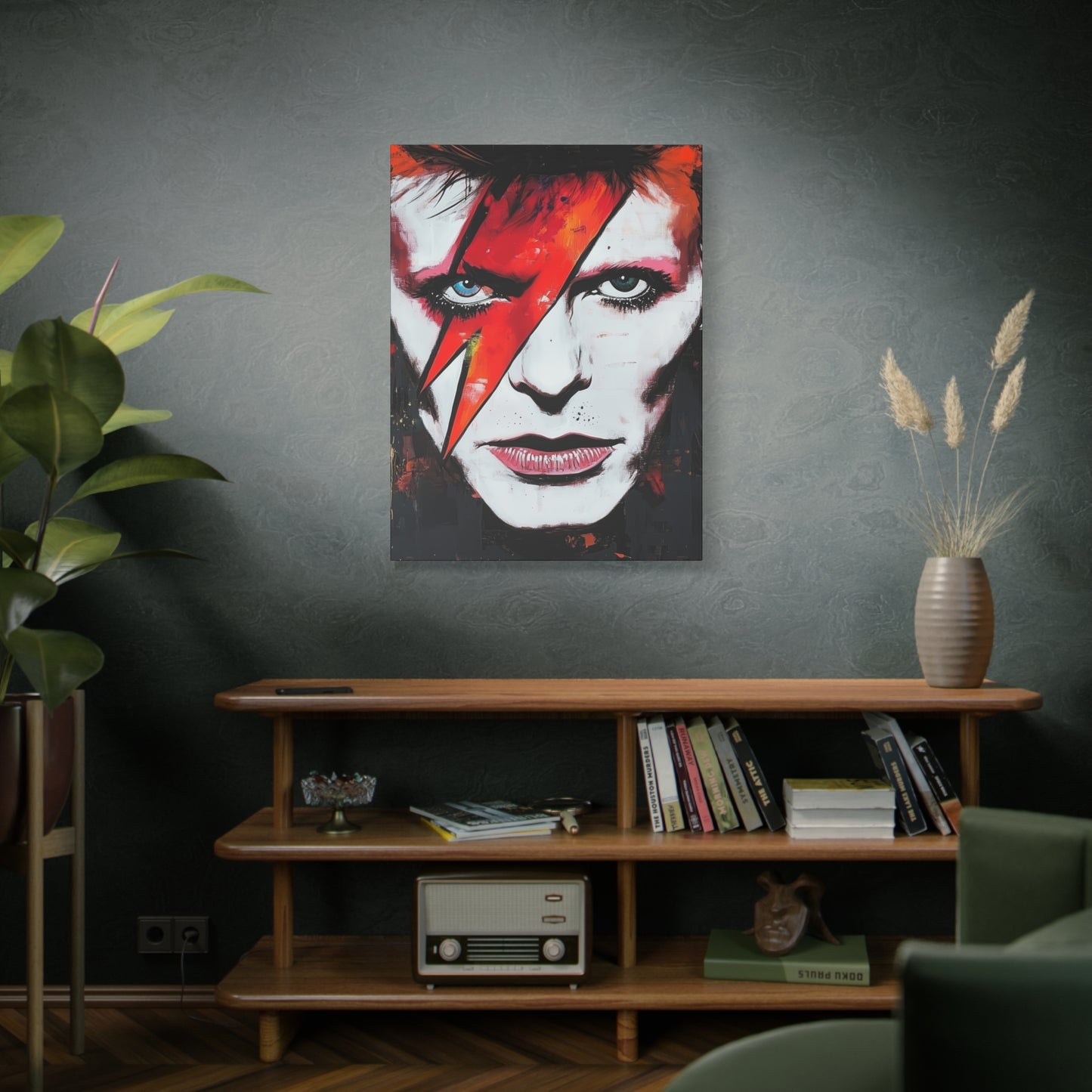 Gallery Wrapped Canvas, Celebrity Inspired, Pop Art Canvas – Bowie