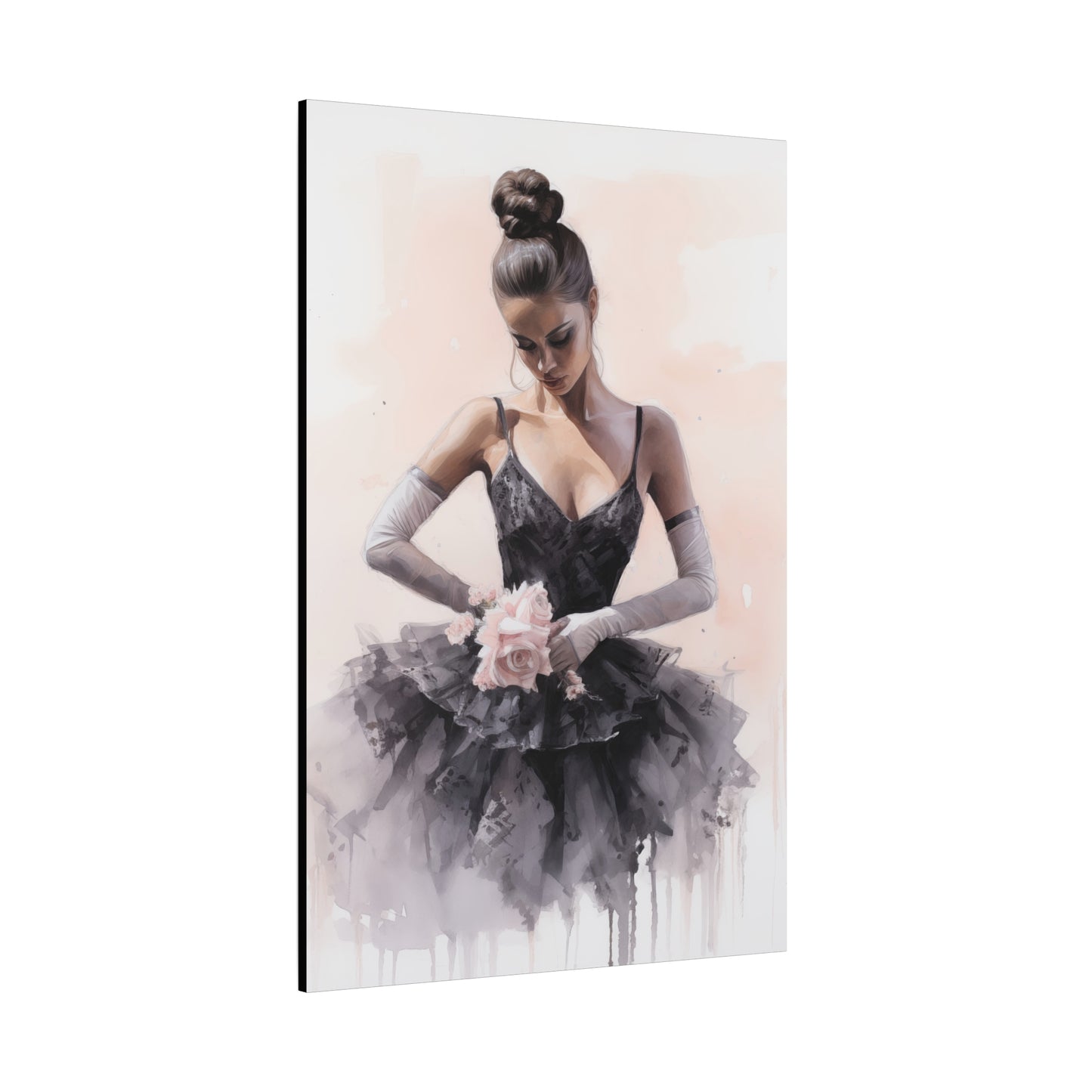 Pointes and Platforms, Gallery Wrapped Canvas, Ballerina Beauty, Ballet Art Canvas – Sonja