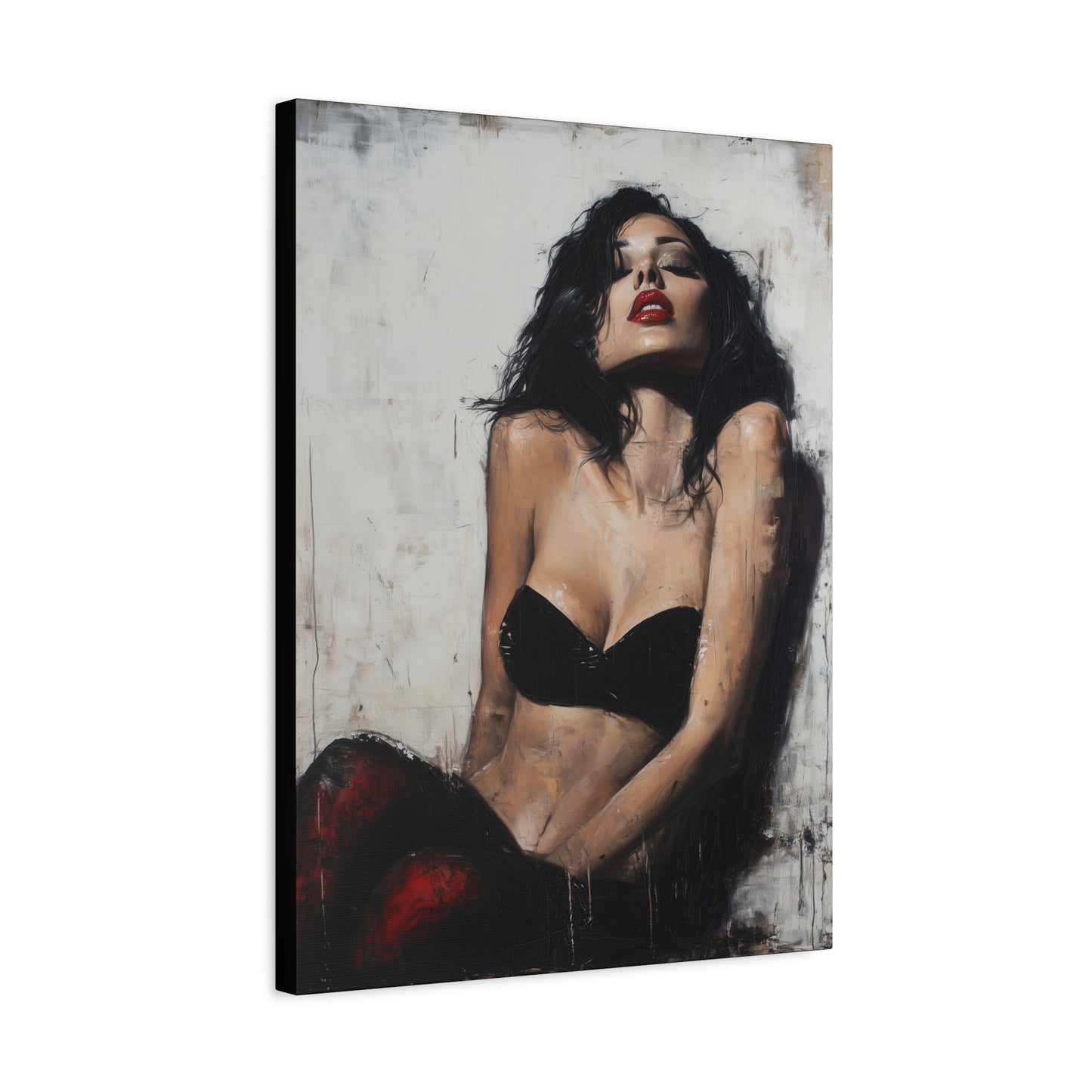 Gallery Wrapped Canvas, Sinners and Saints Art Canvas, Erotic Art Canvas – Alexa