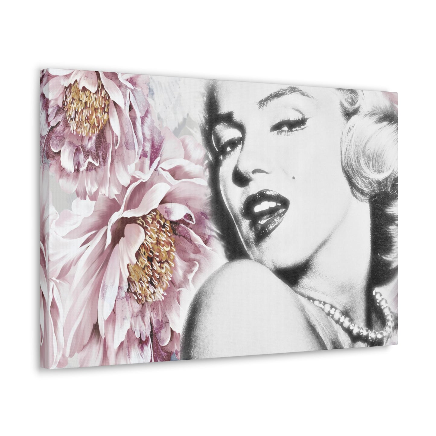 Canvas Wall Art, Gallery Wrapped Pop Art, Celebrity Wall Art – Marilyn Monroe - Bloom