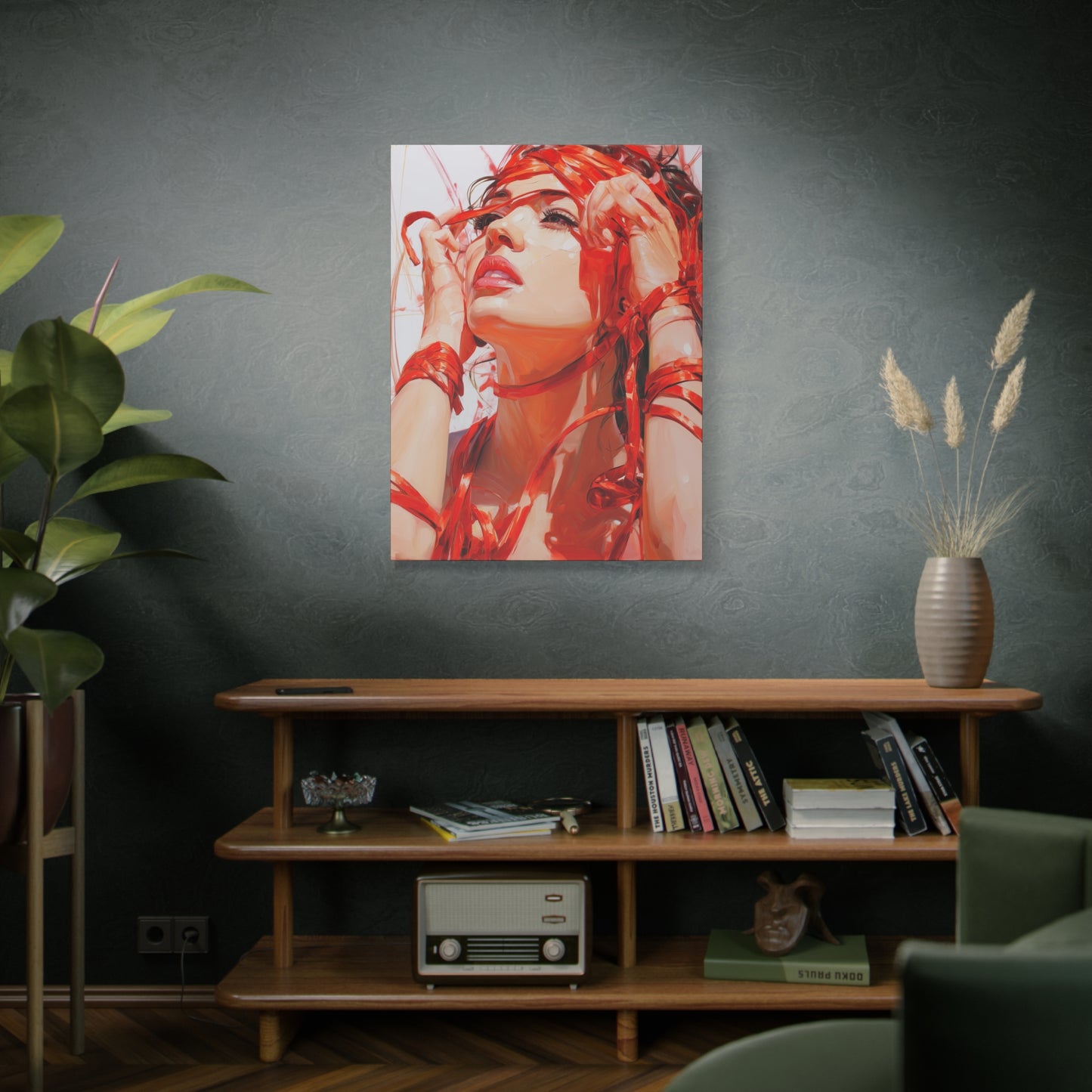 Gallery Wrapped Canvas, Ropes and Reverence Art Canvas, Erotic Shibari Art Canvas – Isolde