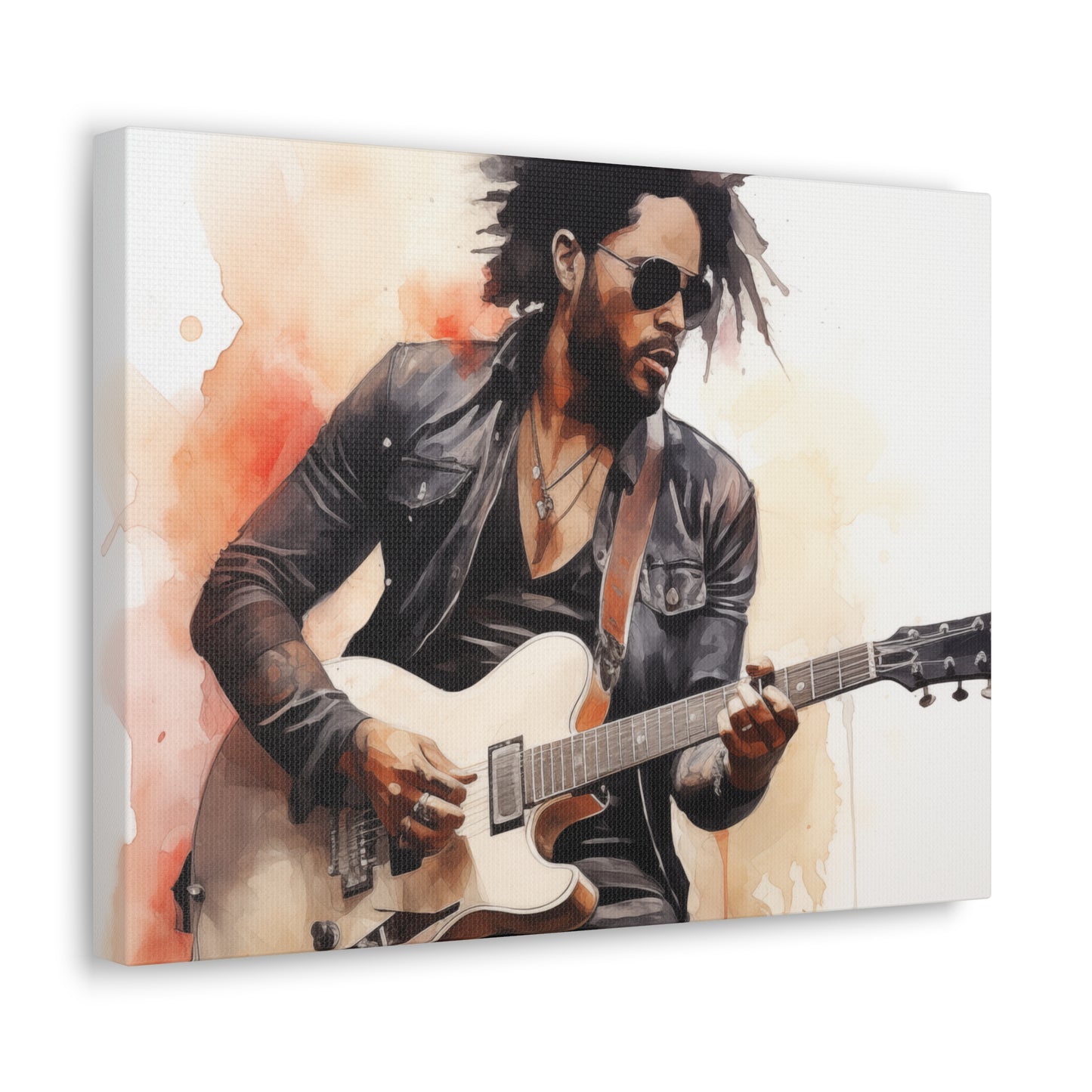 Gallery Wrapped Canvas, Celebrity Inspired, Pop Art Canvas – Lenny Also