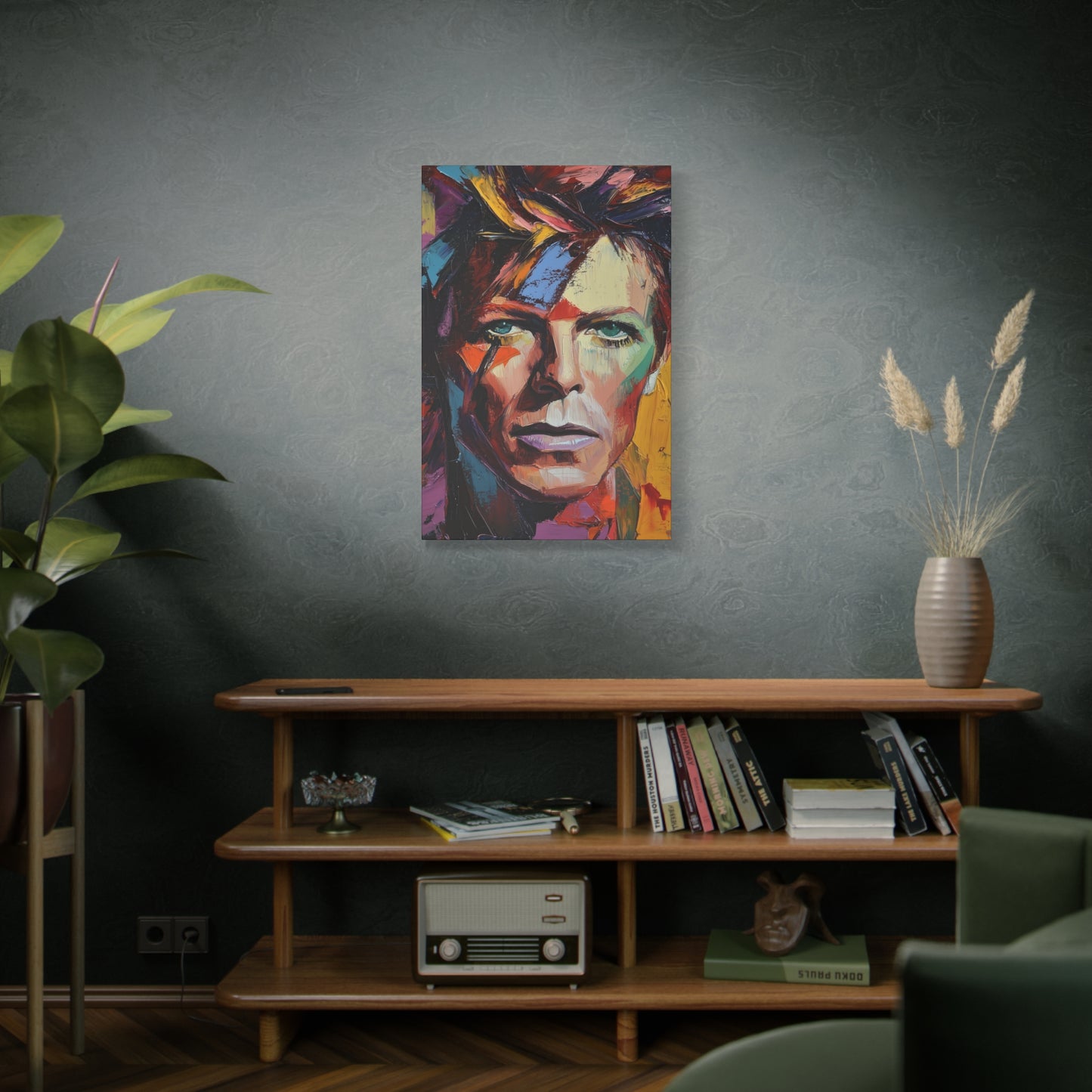 Gallery Wrapped Canvas, Celebrity Inspired, Pop Art Canvas – Bowie
